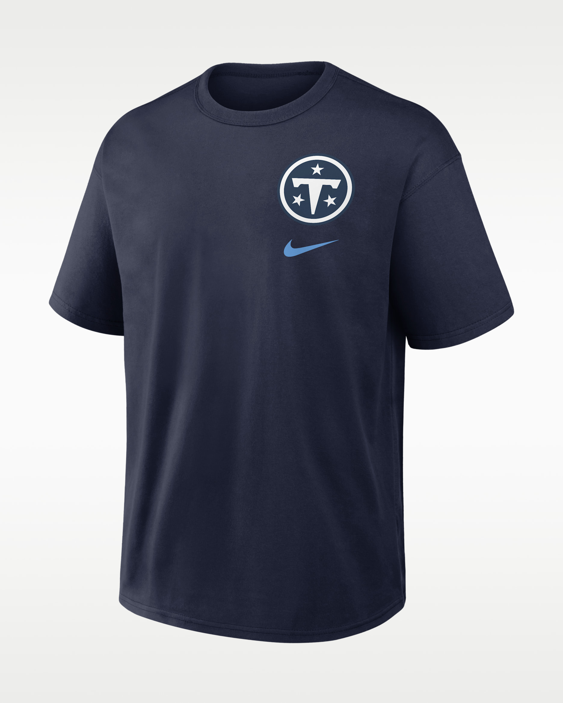 Playera Nike de la NFL para hombre Tennessee Titans Rivalries Collection Max90 - Azul marino