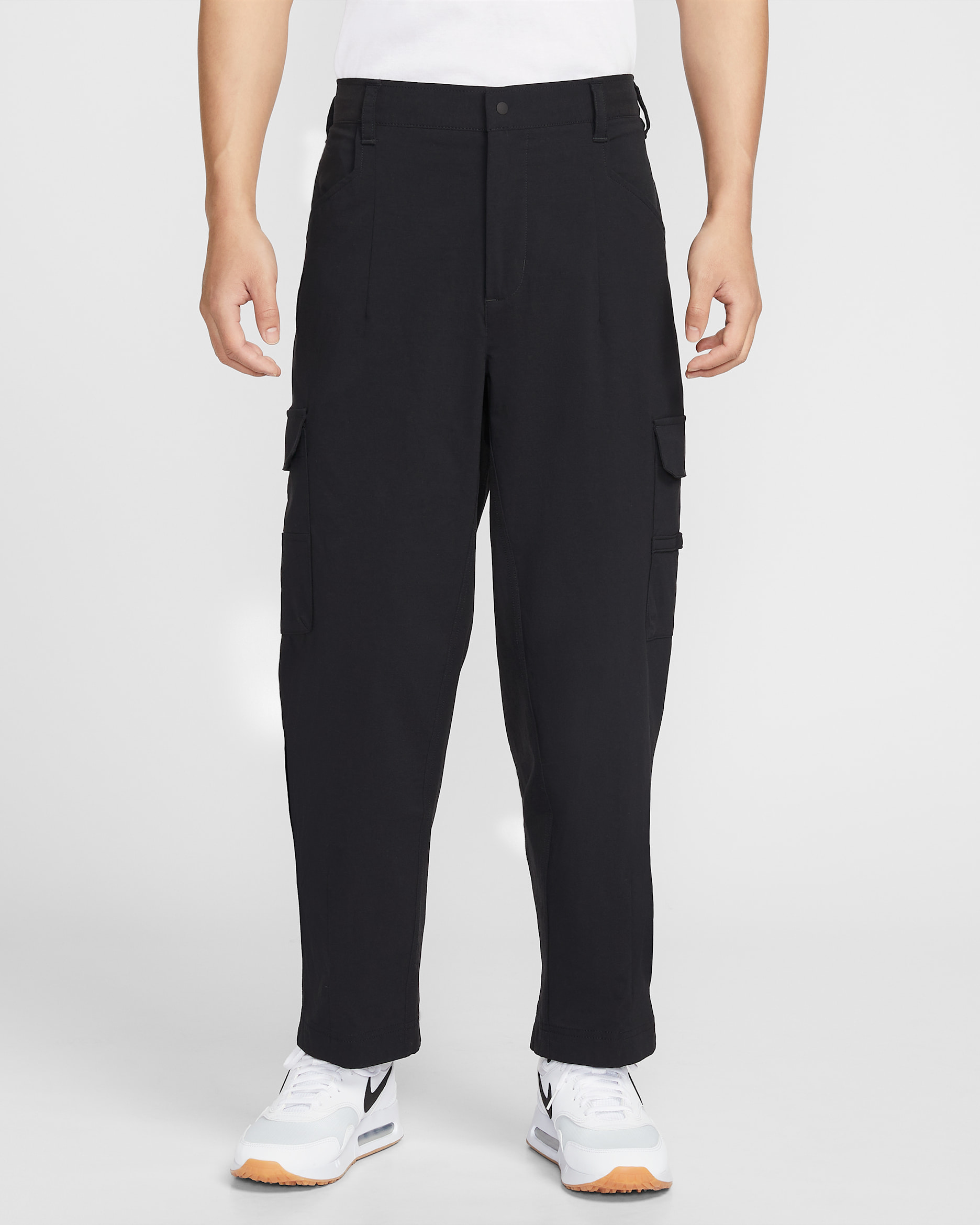 나이키 페어웨이 프레쉬 남성 드라이 핏 루즈 골프 팬츠 - 블랙/블랙/블랙