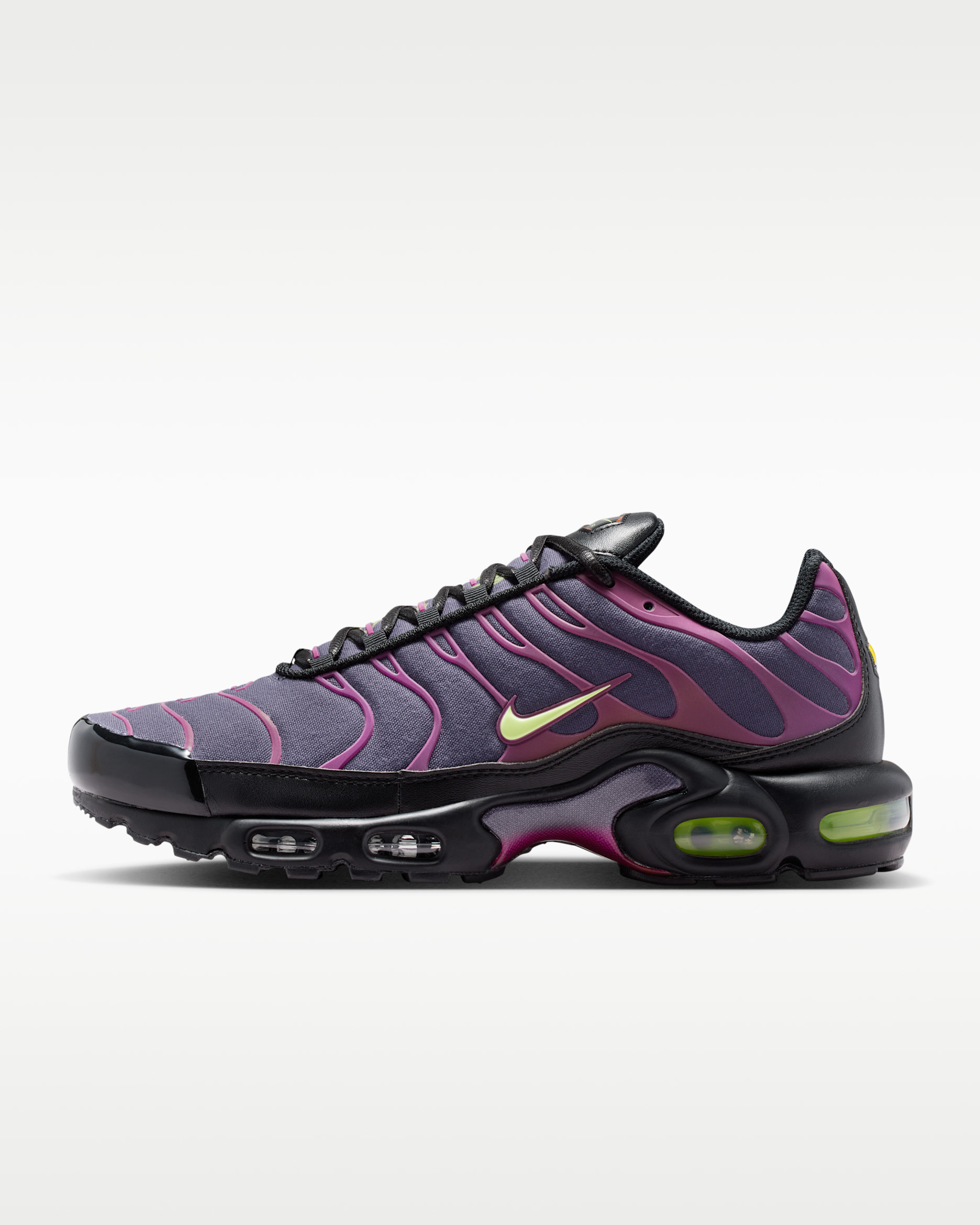 Nike Air Max Plus OG Men's Shoes - Dark Raisin/Black/Active Pink/Liquid Lime