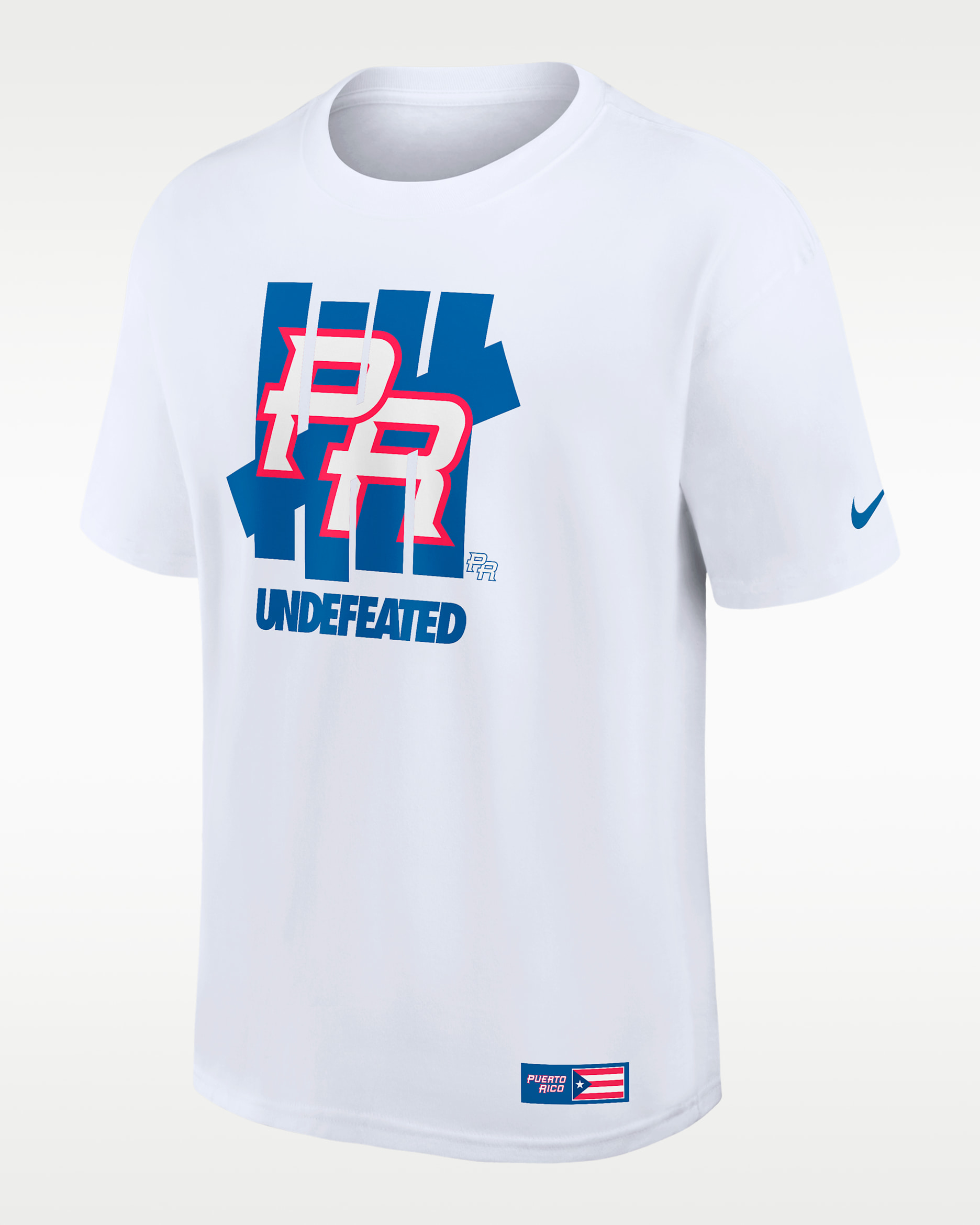Puerto Rico National Baseball Team 2026 World Baseball Classic Complex Undefeated Nike T-Shirt - White