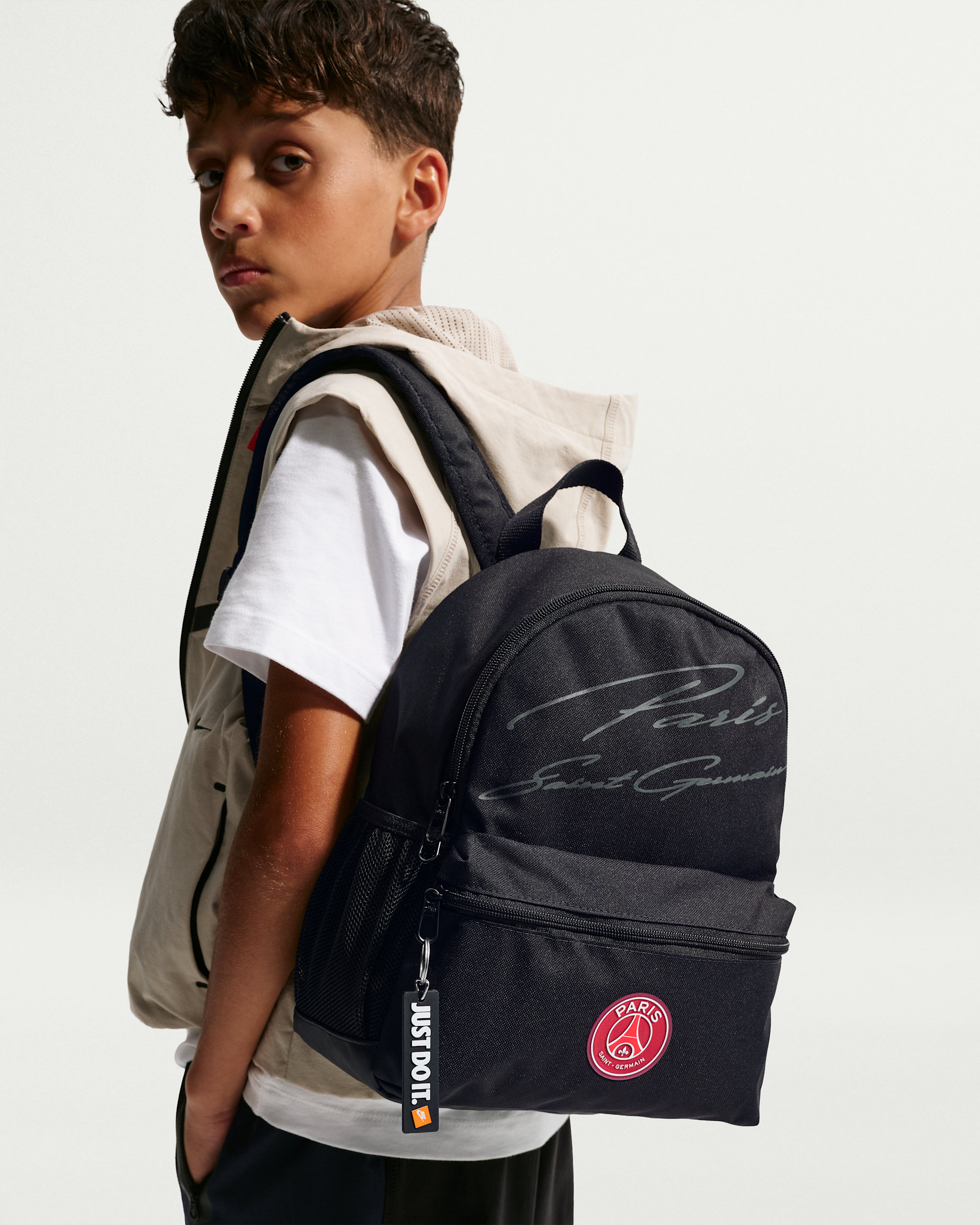 Zaino mini Nike Jdi SP Paris Saint-Germain 25/26 - Nero/Bianco