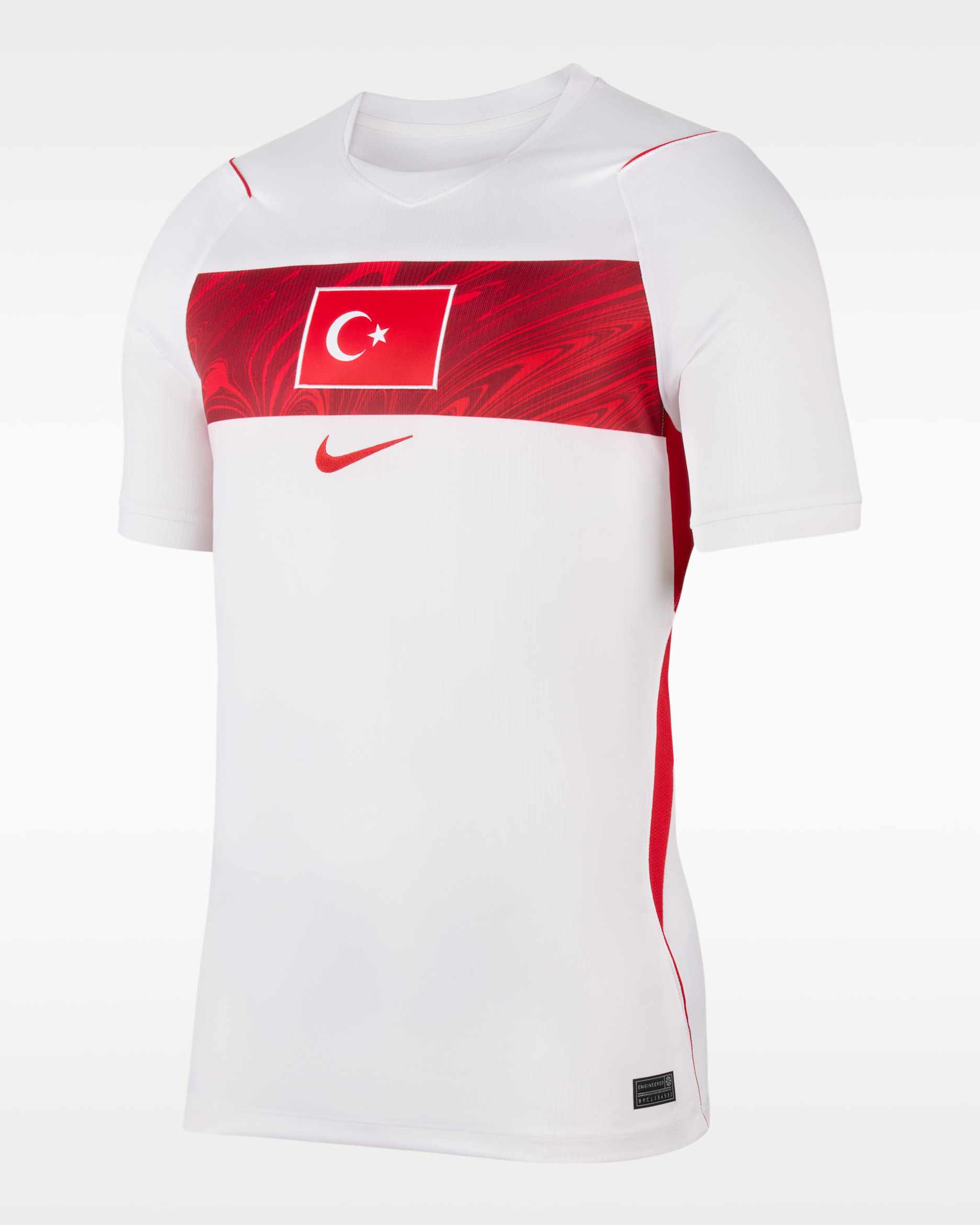 Turkey 2026/27 Men's Nike Dri-FIT Football Replica Shirt - White/Sport Red/Sport Red