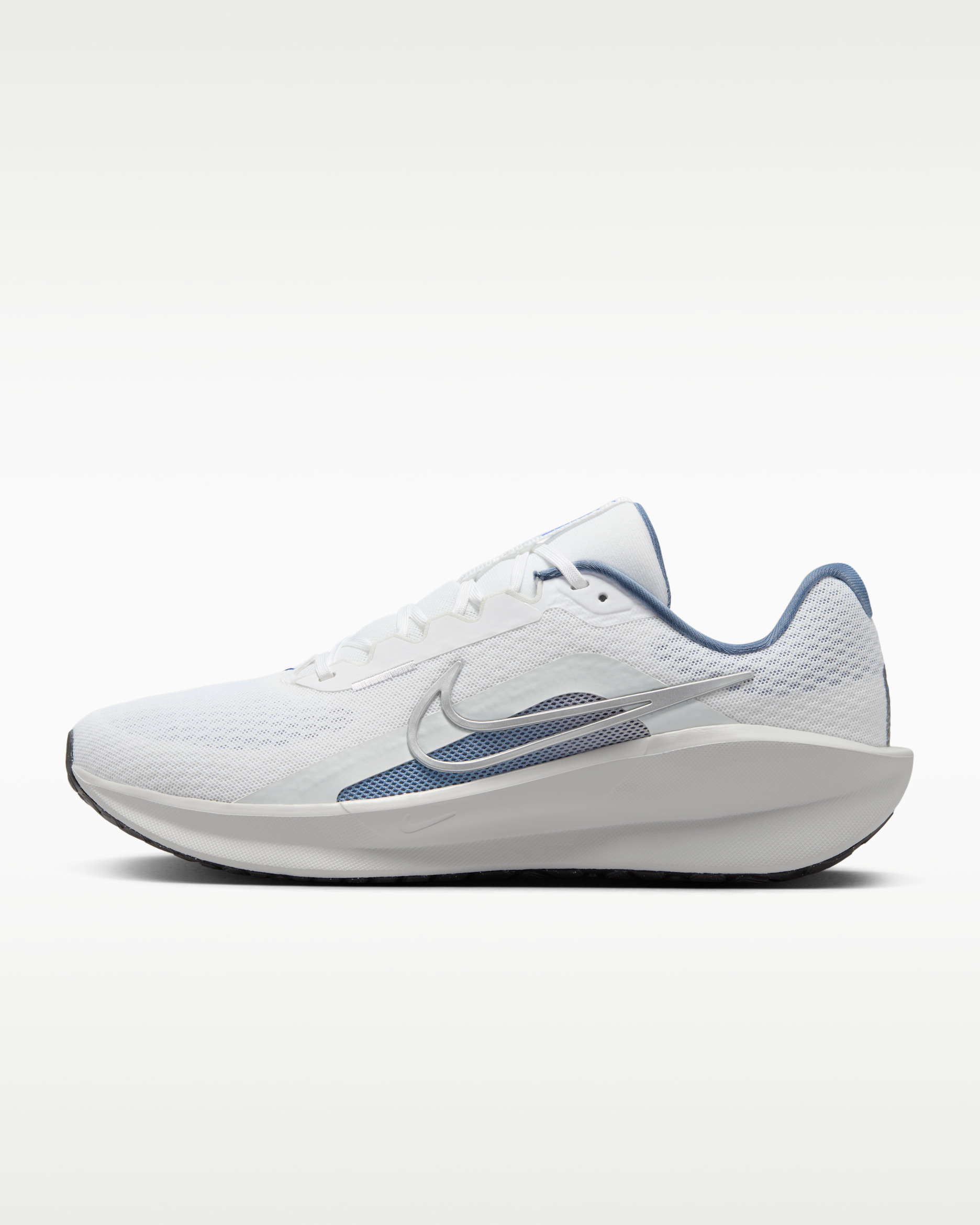 Tenis de correr en pavimento para hombre Nike Downshifter 13 - Blanco/Pizarra cenizo/Polvo fotón/Plata metalizado