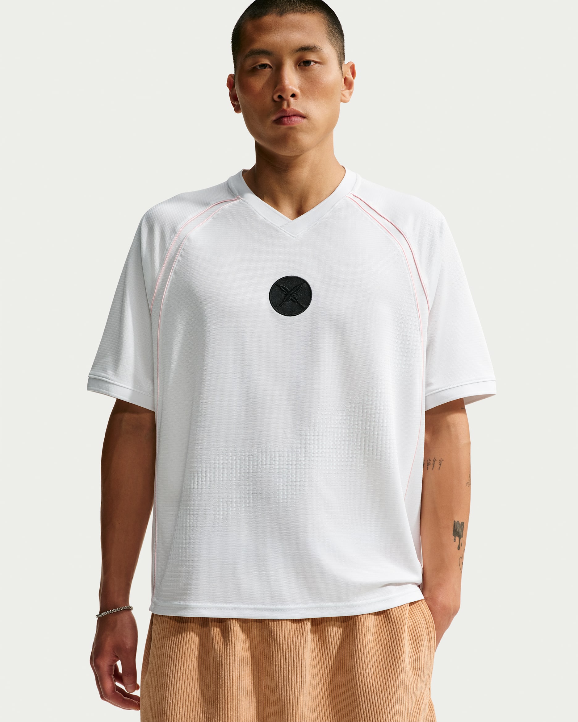 Yuto Short-Sleeve Skate Jersey - Summit White/Summit White