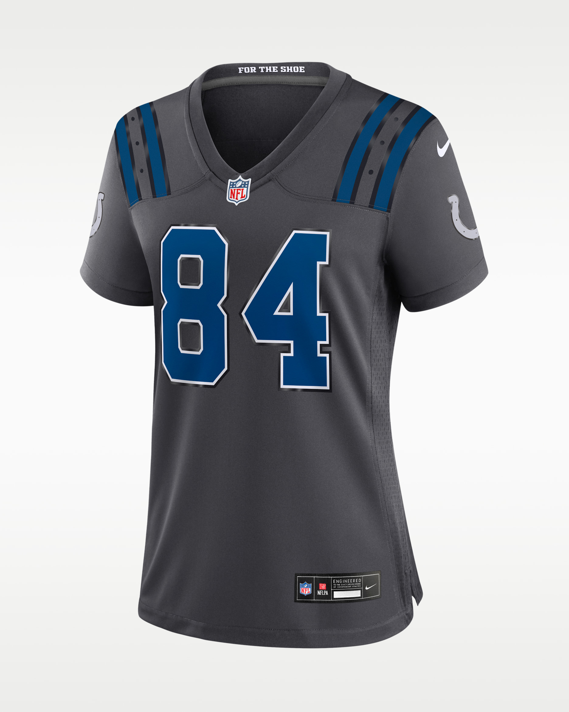 Tyler Warren Indianapolis Colts Rivalries Collection Women's Nike NFL Game Jersey - Anthracite