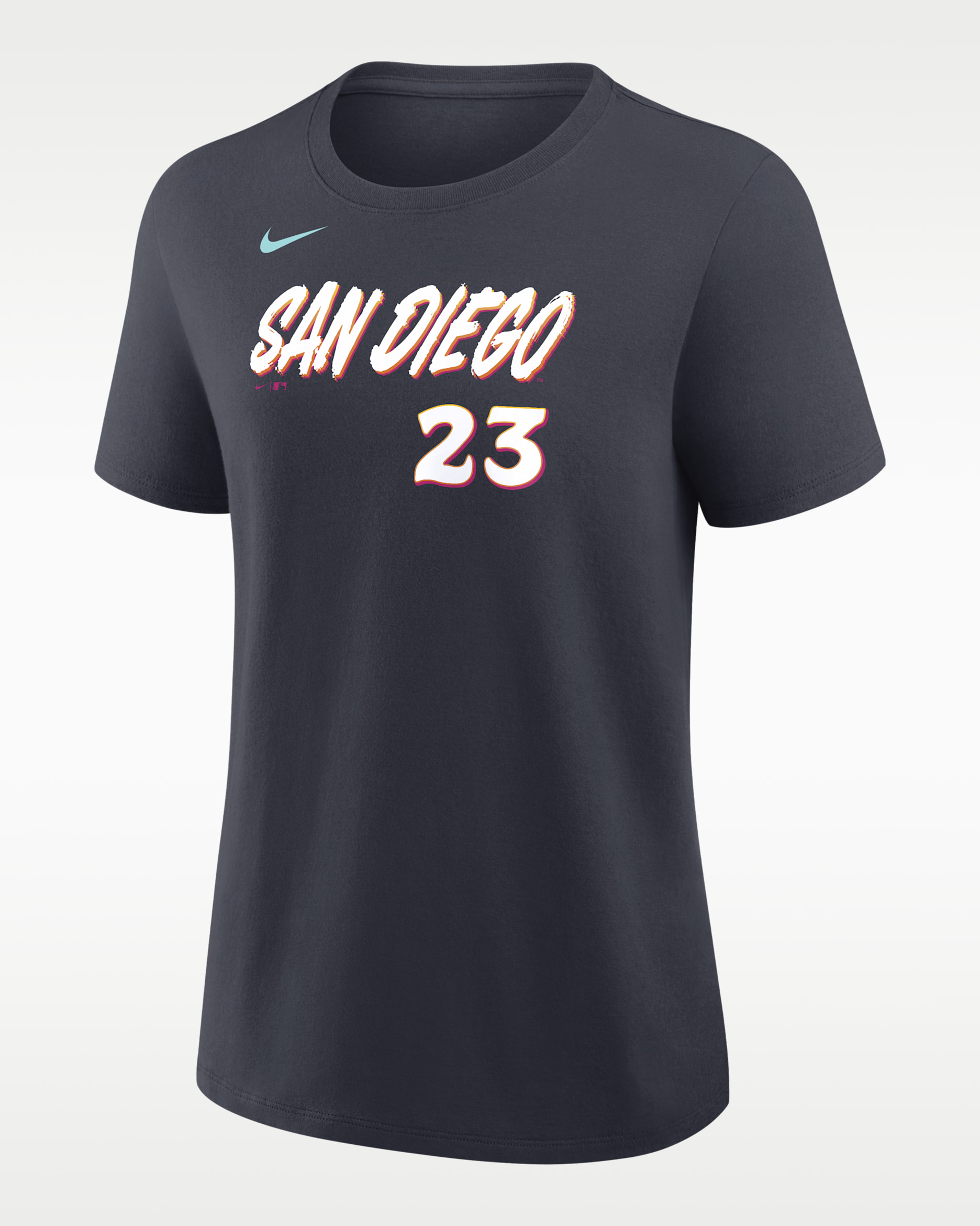 Fernando Tatis Jr. San Diego Padres City Connect Women's Nike MLB T-Shirt - Black