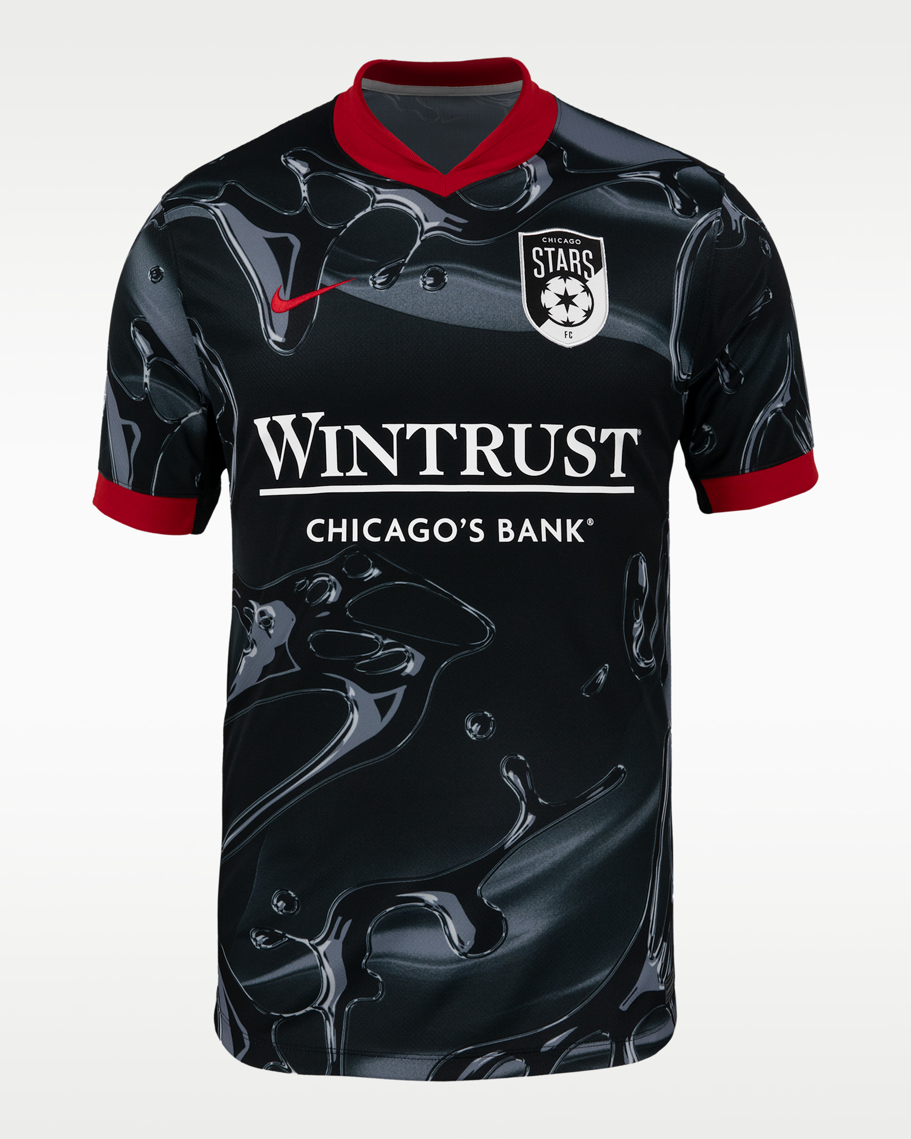 Mallory Swanson Chicago Stars FC 2025 Stadium Away Men's Nike Dri-FIT NWSL Replica Jersey - Black