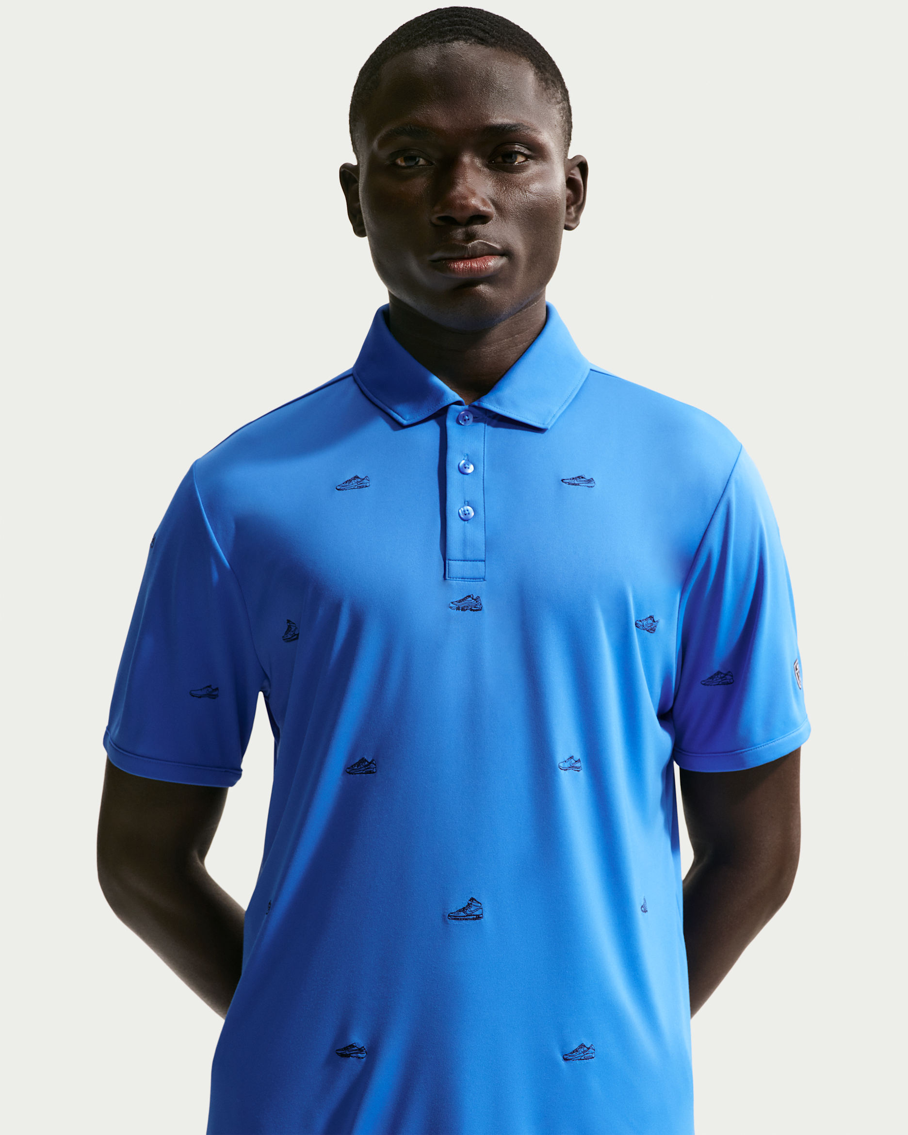 Nike Par Men's Dri-FIT Polo - Pacific Blue/College Navy