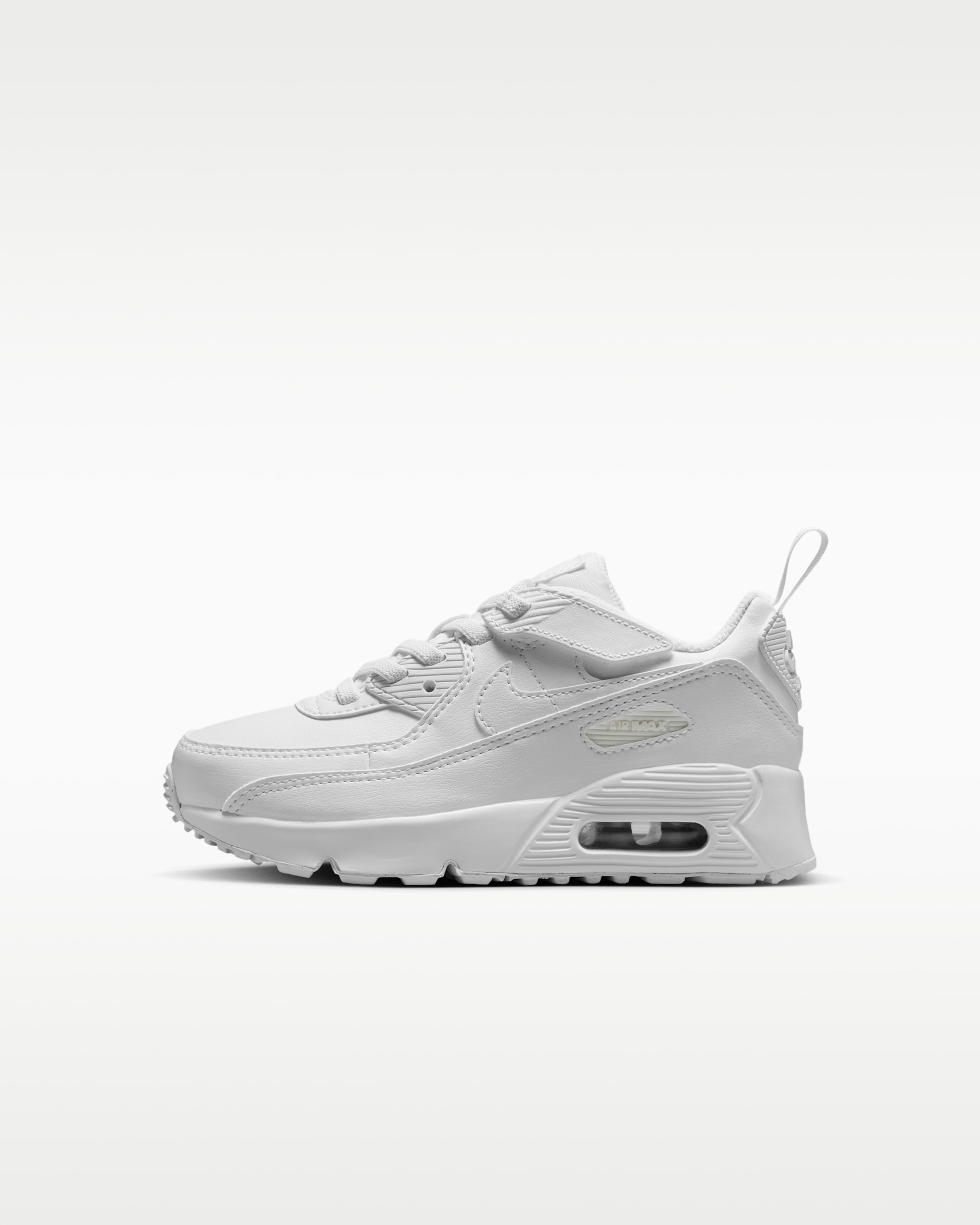 รองเท้าเด็กเล็ก Nike Air Max 90 EasyOn - ขาว/Metallic Silver/ขาว