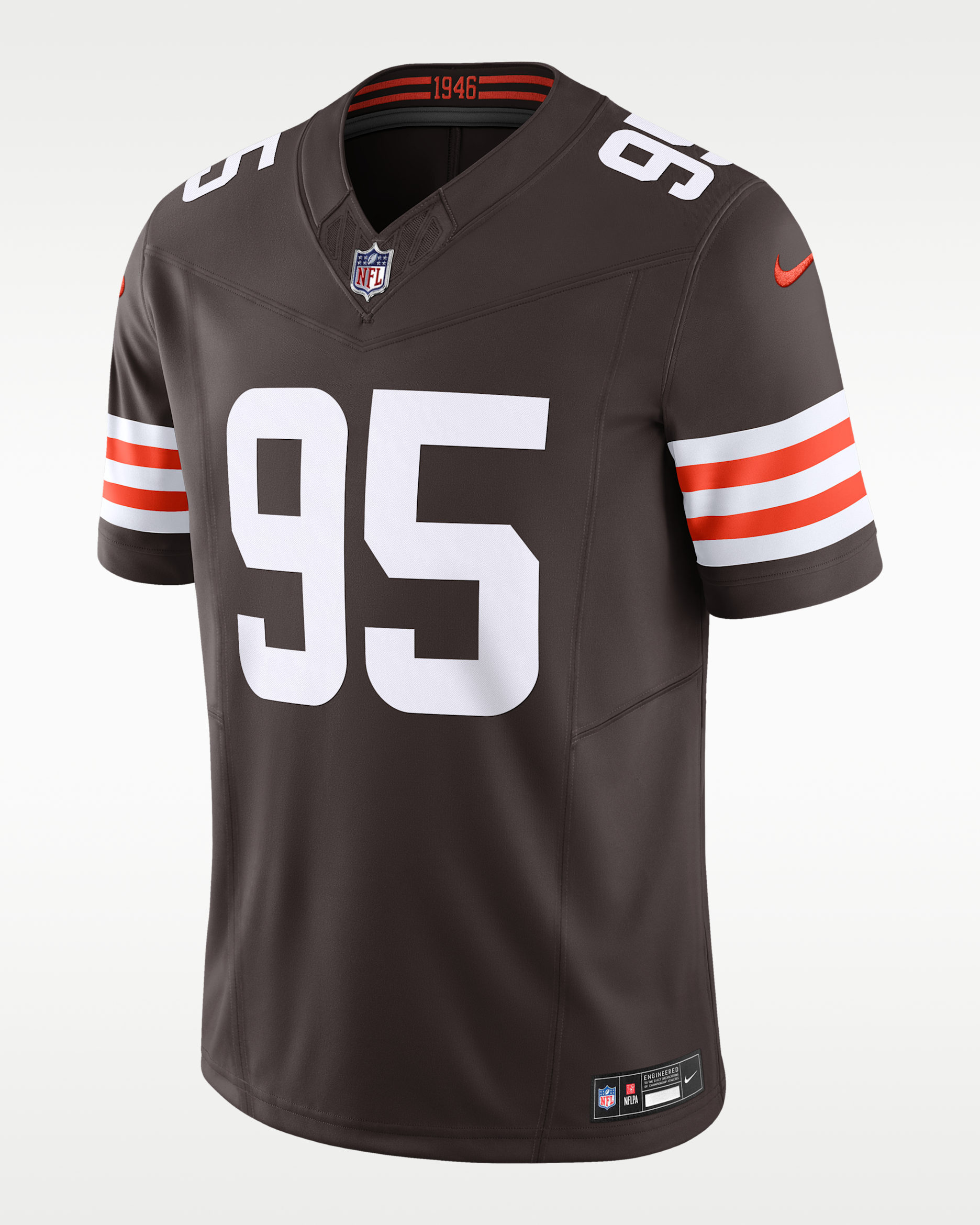Myles Garrett Cleveland Browns Men's Nike Dri-FIT NFL Limited Jersey - Seal Brown
