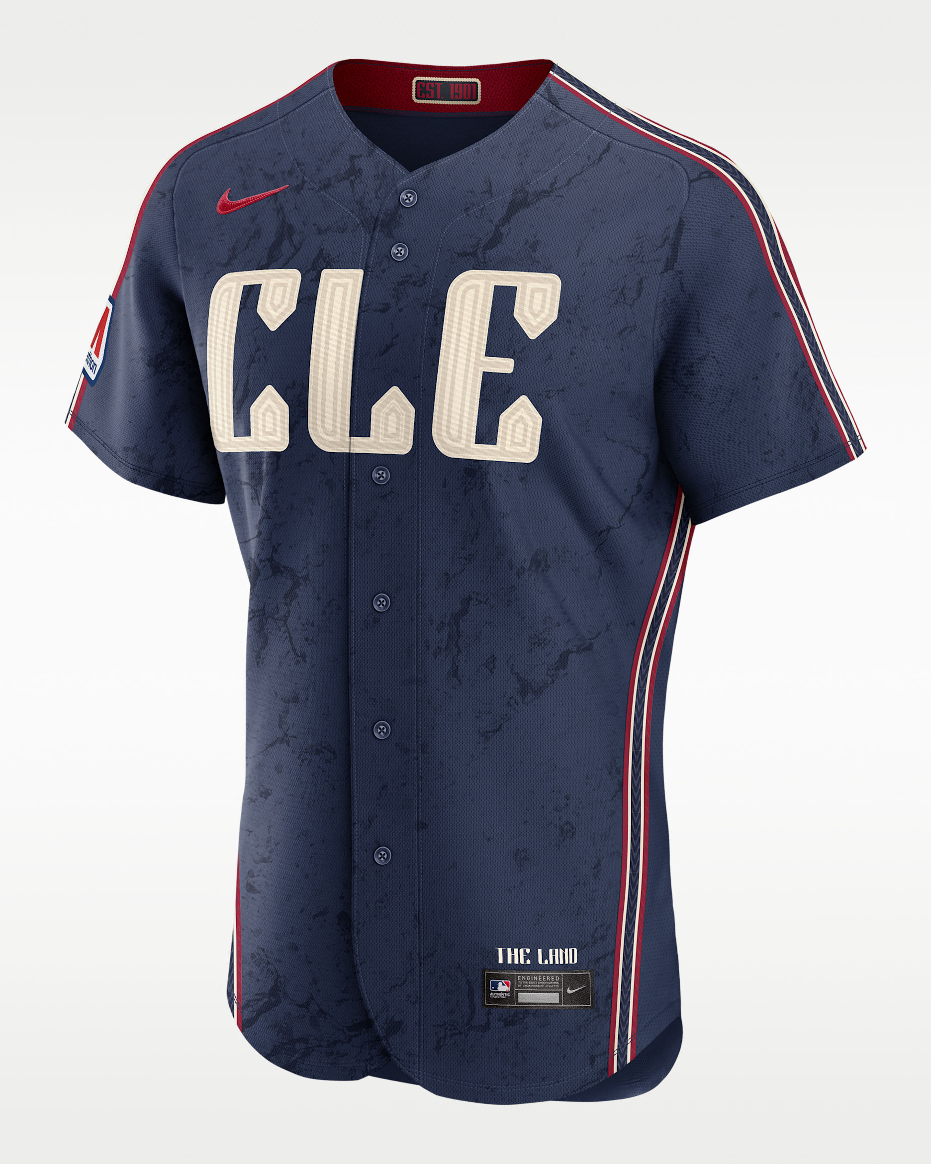 José Ramírez Cleveland Guardians City Connect Men's Nike MLB Authentic Jersey - Navy