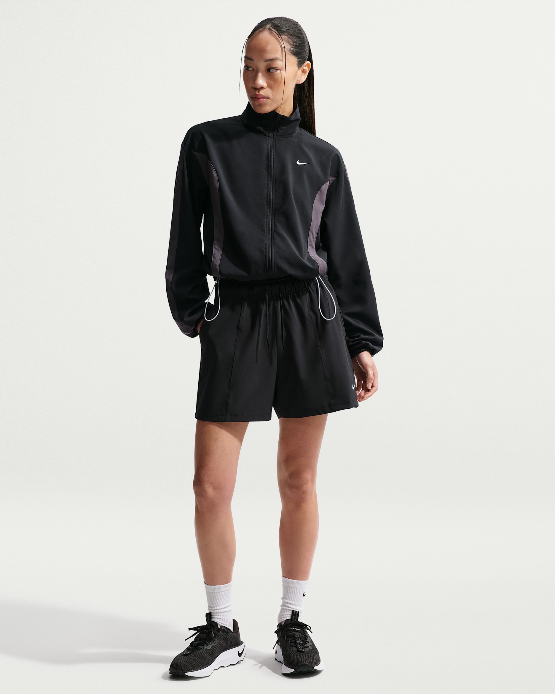 Nike One Women's Woven Shorts - Black/White