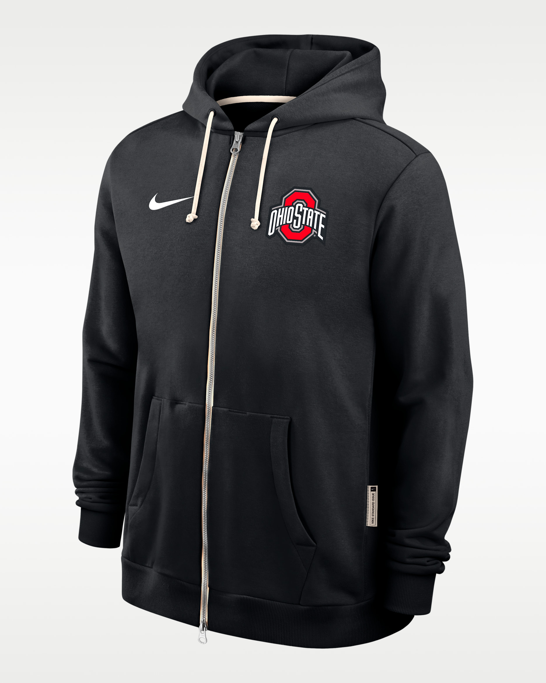 Ohio State Sideline Men's Nike Dri-FIT College Full-Zip Hoodie - Black