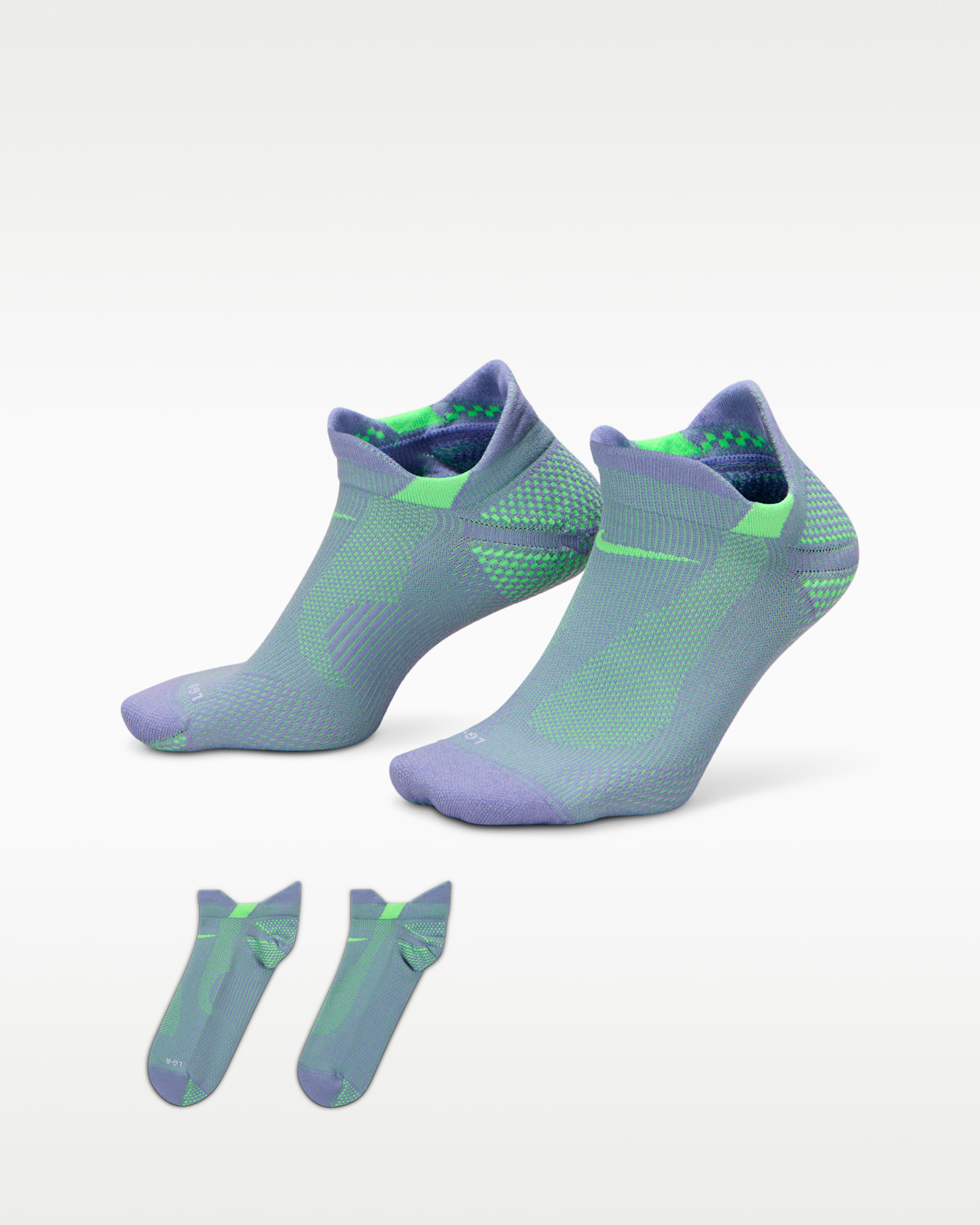 Fantasmini Nike Running Lightweight (1 paio) - Iron Purple/Voltage Green/Voltage Green