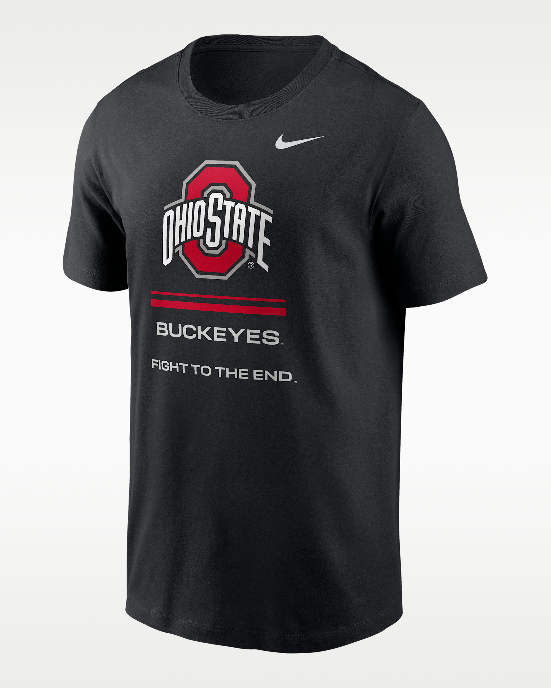 Playera universitaria Nike Dri-FIT para hombre Ohio State Sideline - Negro