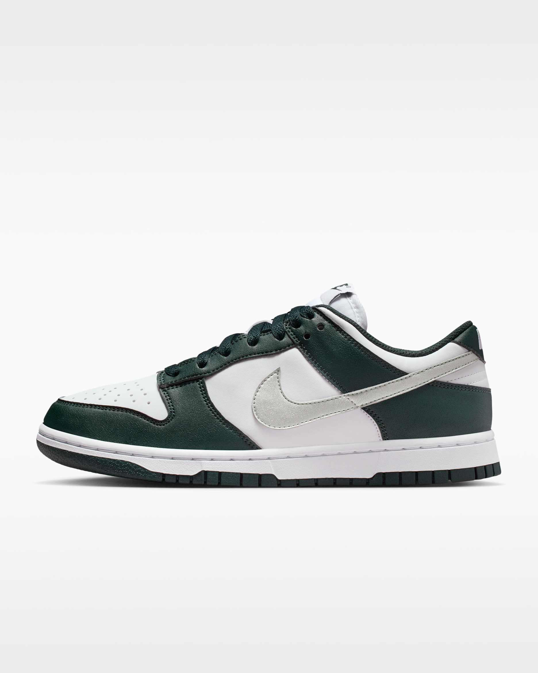 Nike Dunk Low Women's Shoes - Seaweed/White/Sail/Metallic Silver