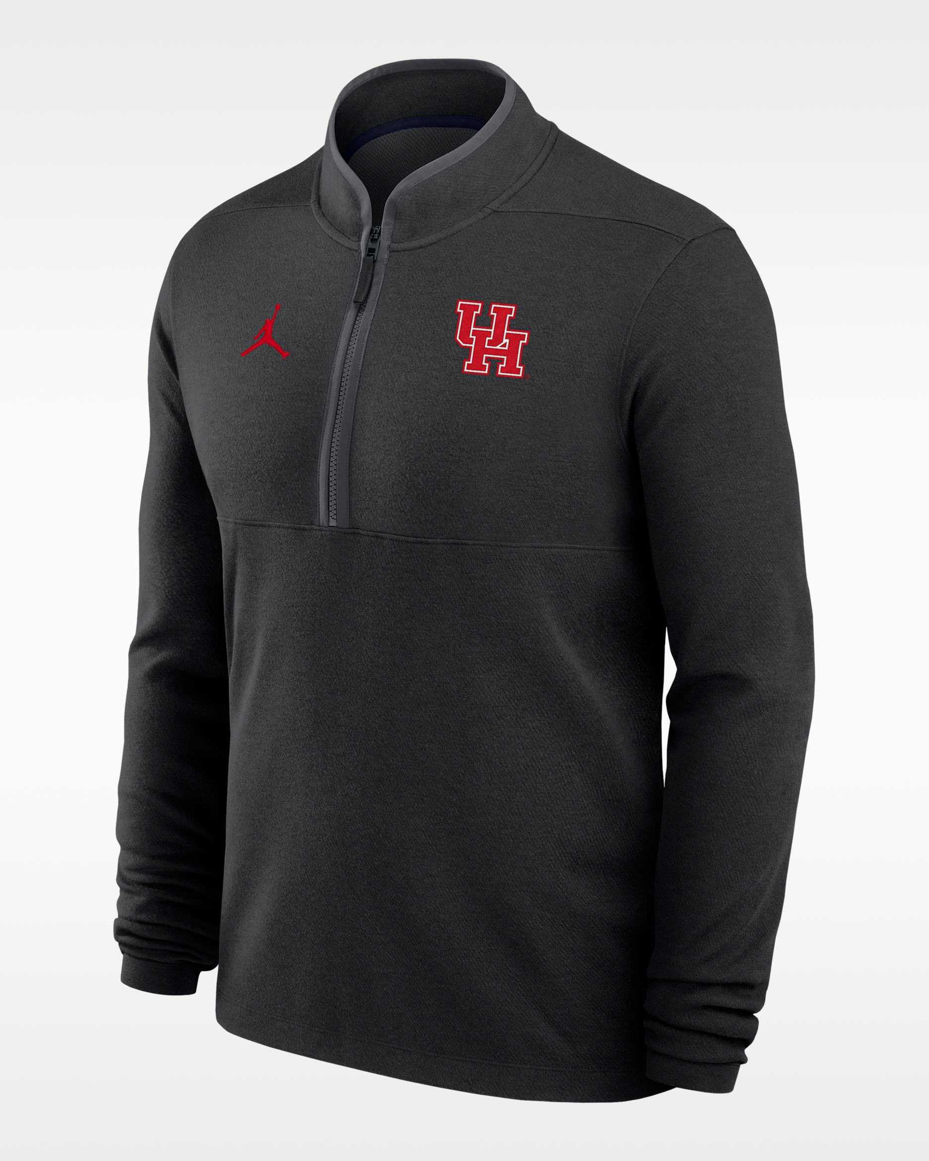 Houston Cougars Victory Men's Jordan Brand Quarter-Zip Top - Black