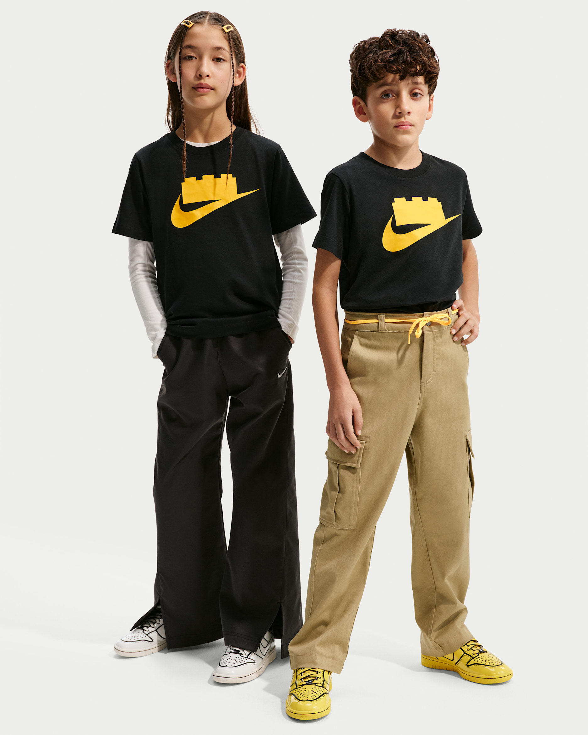 Nike x LEGO® Collection Older Kids' Logo T-Shirt - Black