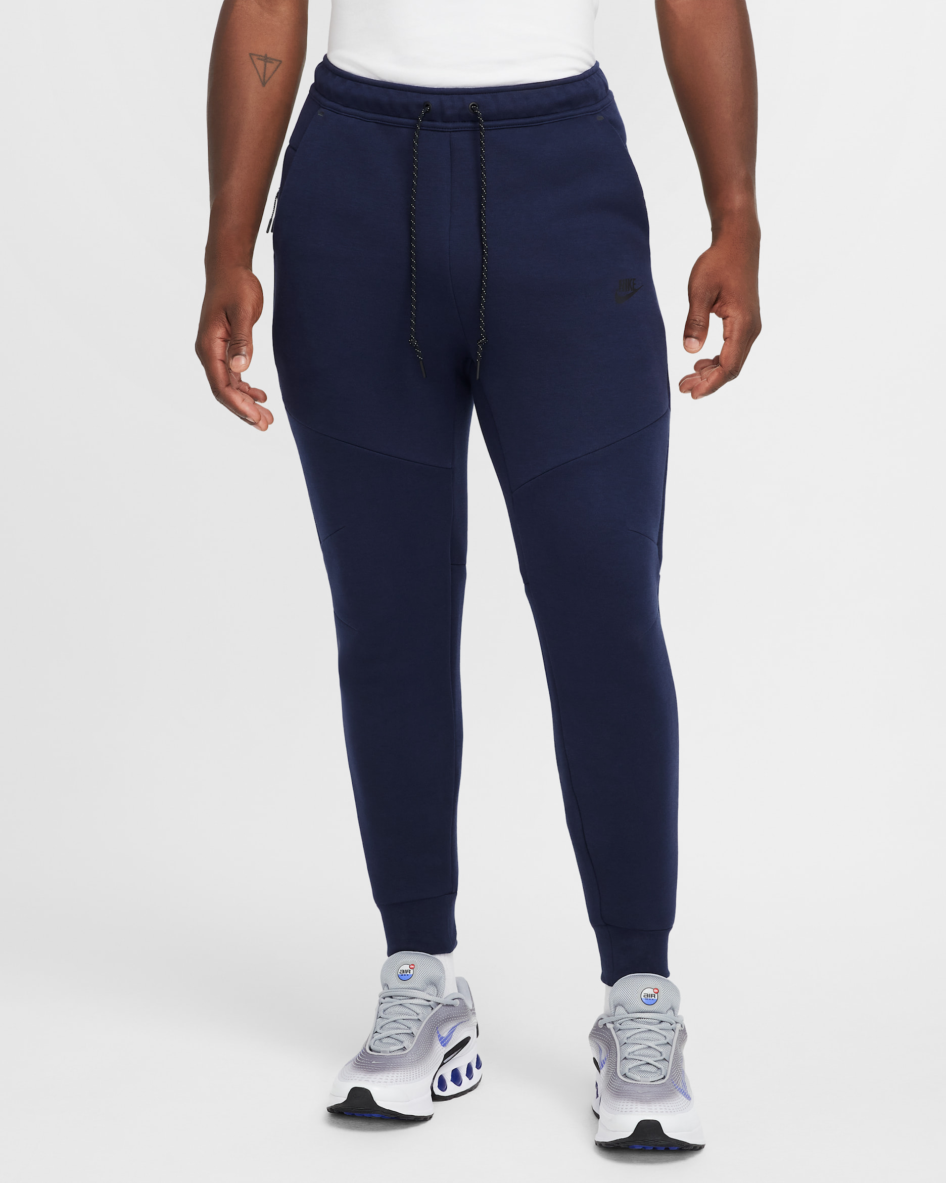 Sweats i fleece Nike Tech för män - Obsidian/Svart