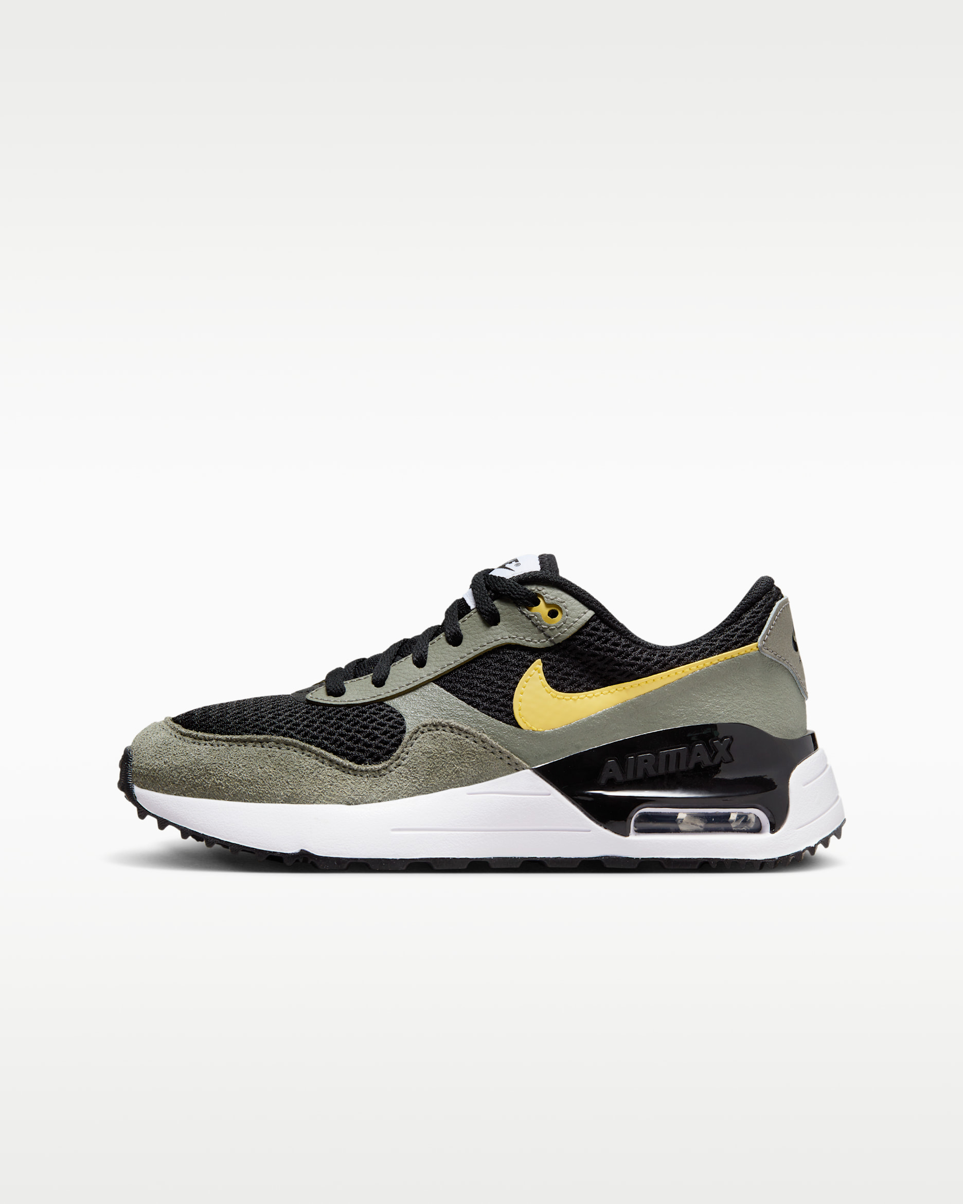 Nike Air Max SYSTM Older Kids' Shoes - Black/Dark Stucco/Black/Saturn Gold