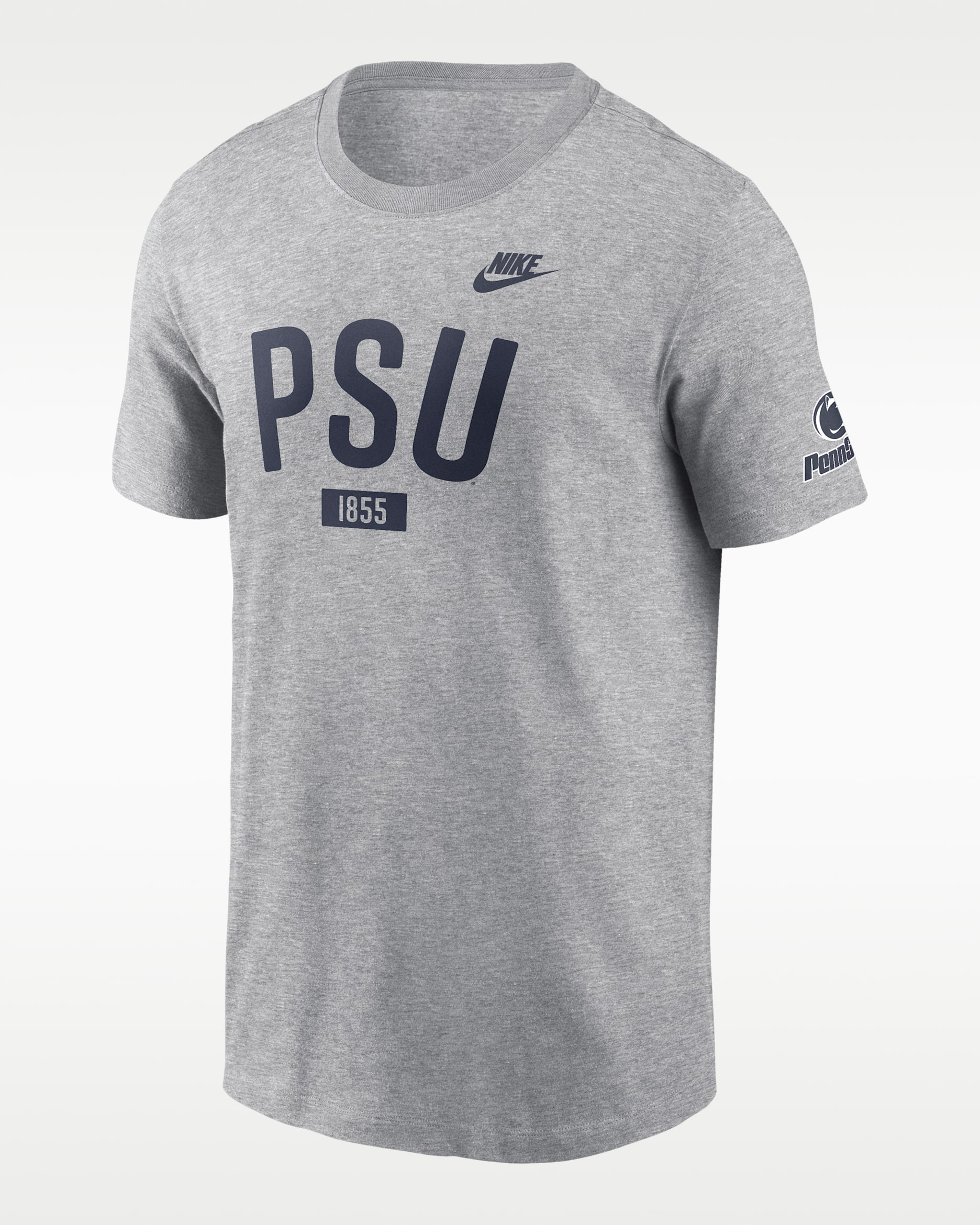 Penn State Legacy Arch 2-Hit Men's Nike College T-Shirt - Grey