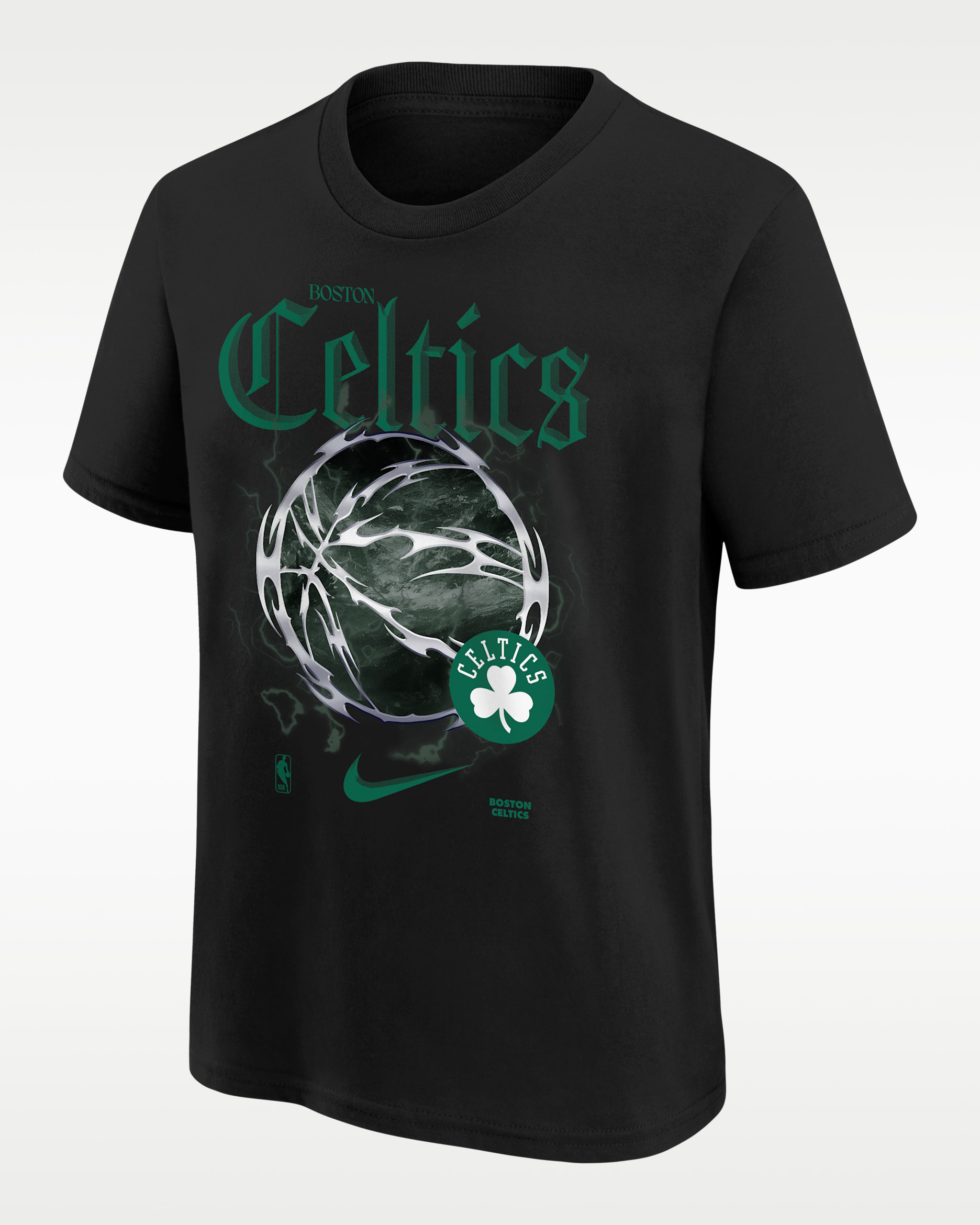 T-shirt Nike NBA Max90 Los Angeles Lakers Courtside « Halloween » pour ado - Noir