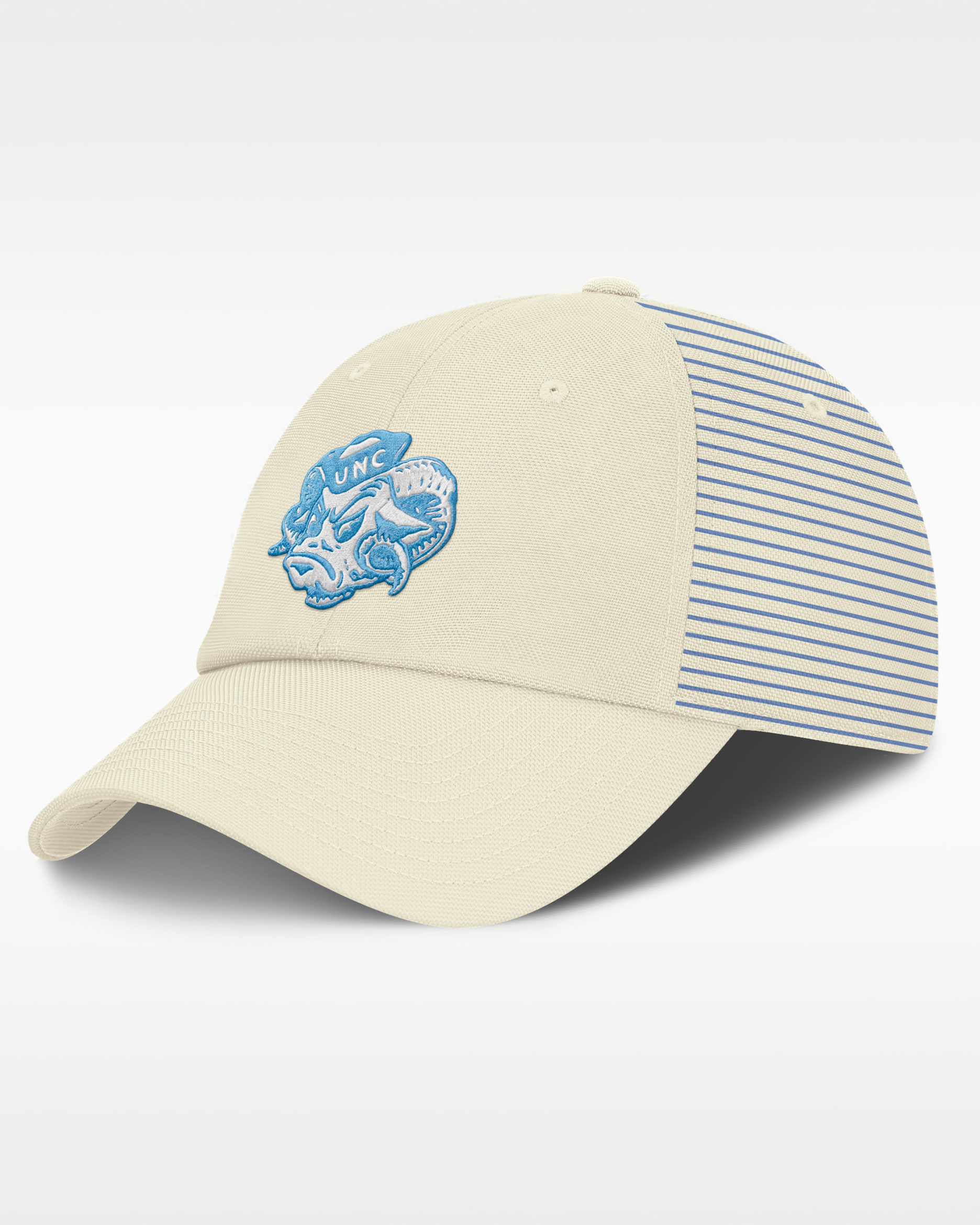 North Carolina Denim Club Men's Nike College Adjustable Hat - White