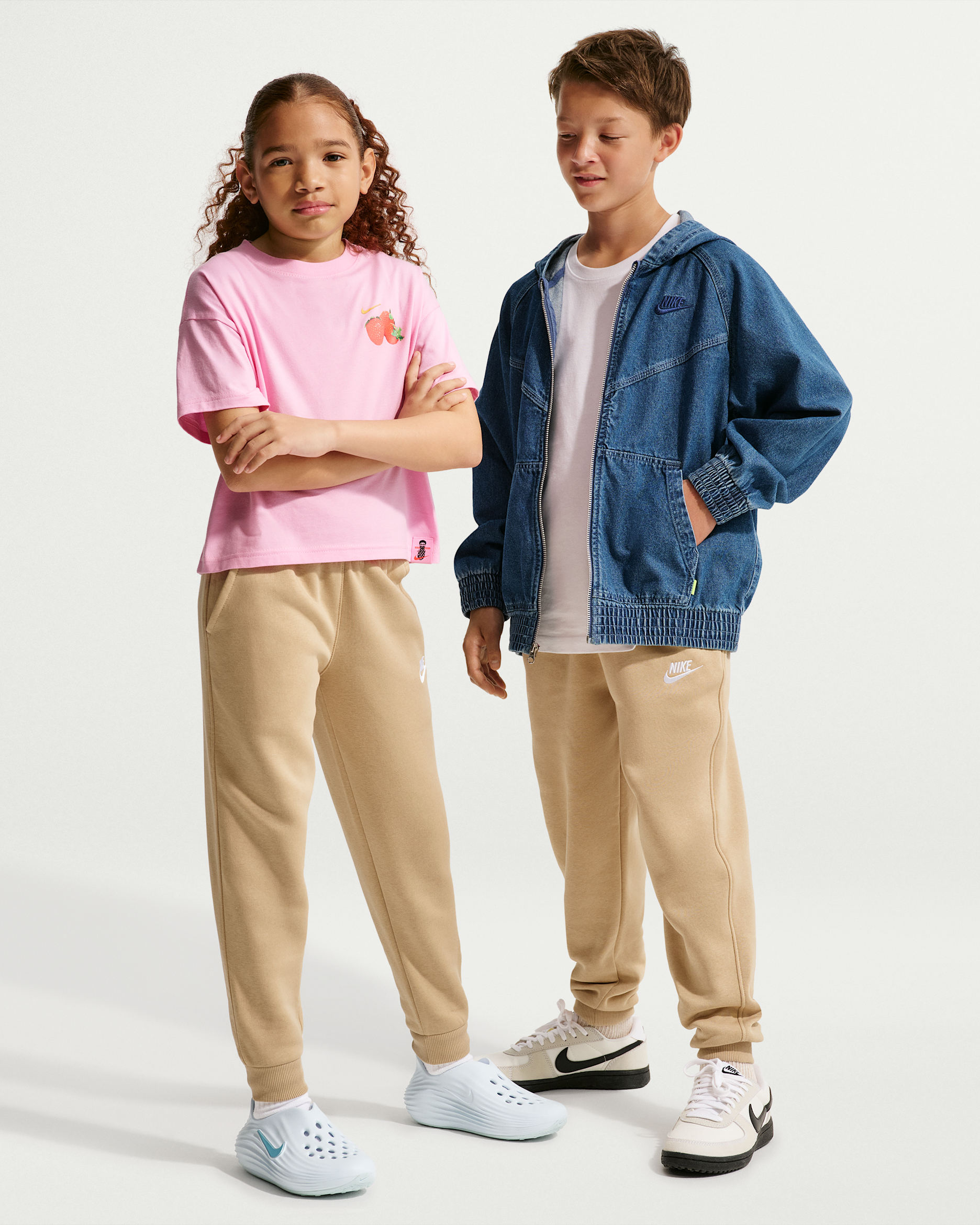Nike Sportswear Club Fleece Pantalons jogger - Nen/a - Linen/Blanc