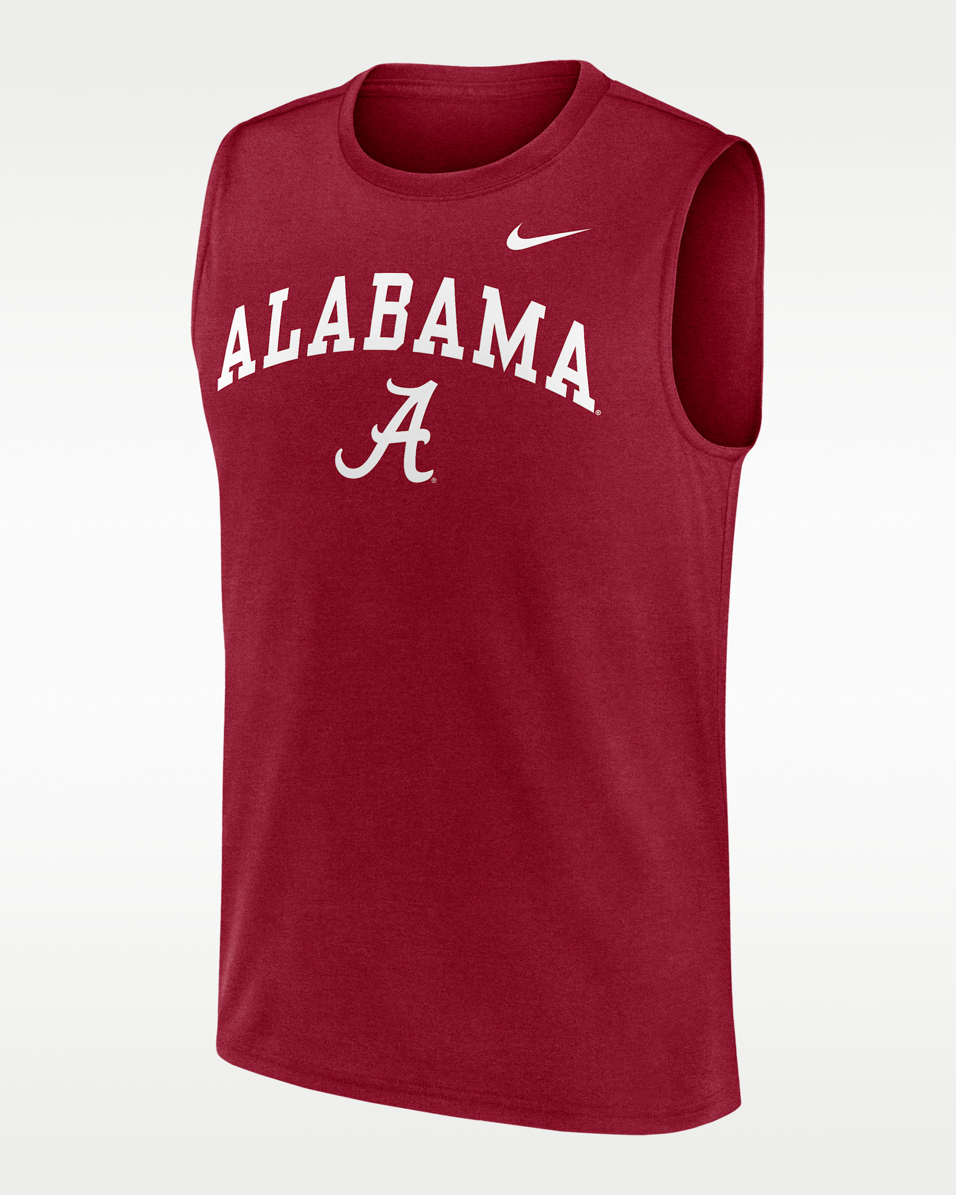 Alabama Primetime Arch Legend Men's Nike Dri-FIT College Muscle Tank Top - Team Crimson