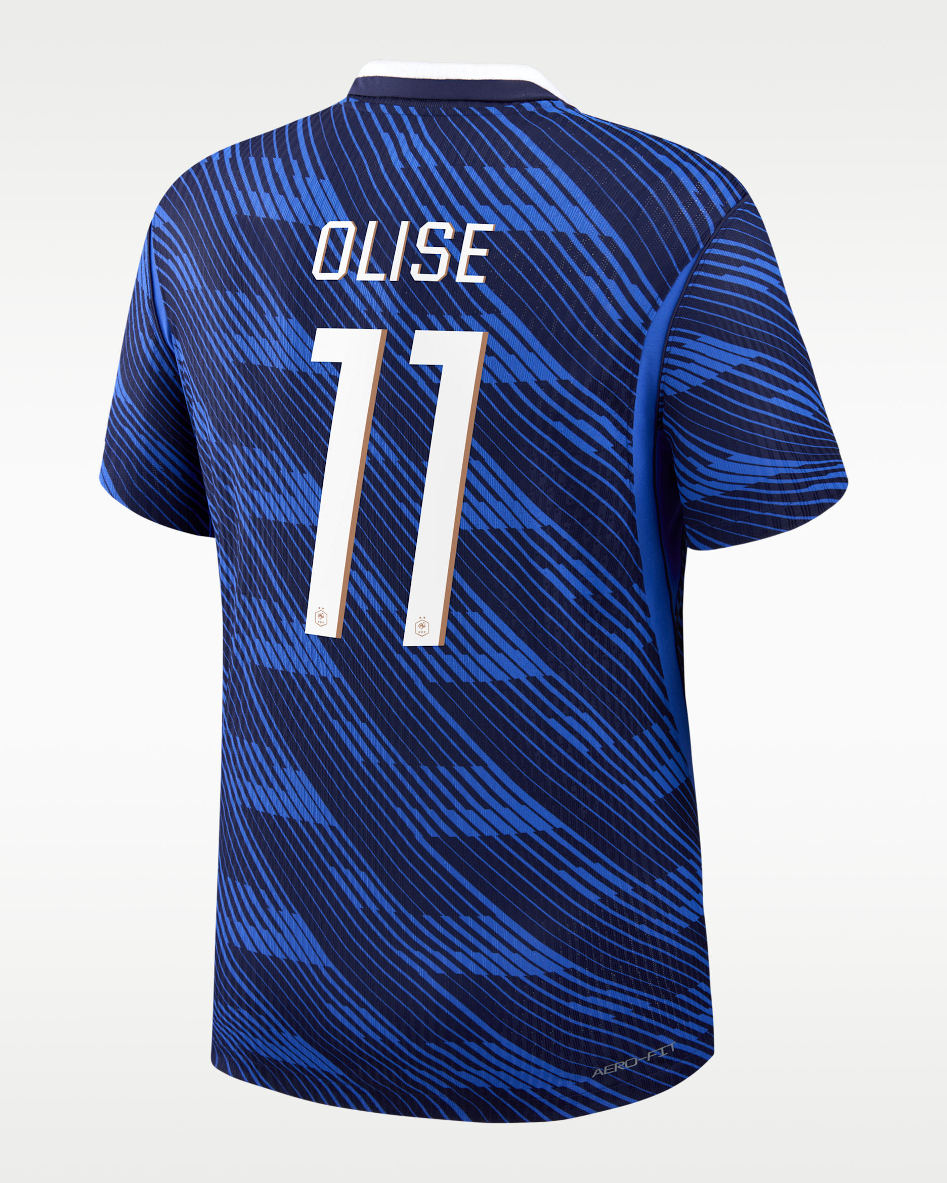 Jersey de futbol Nike Dri-FIT ADV de la selección de Francia local 2026 Match Michael Olise para hombre - Azul