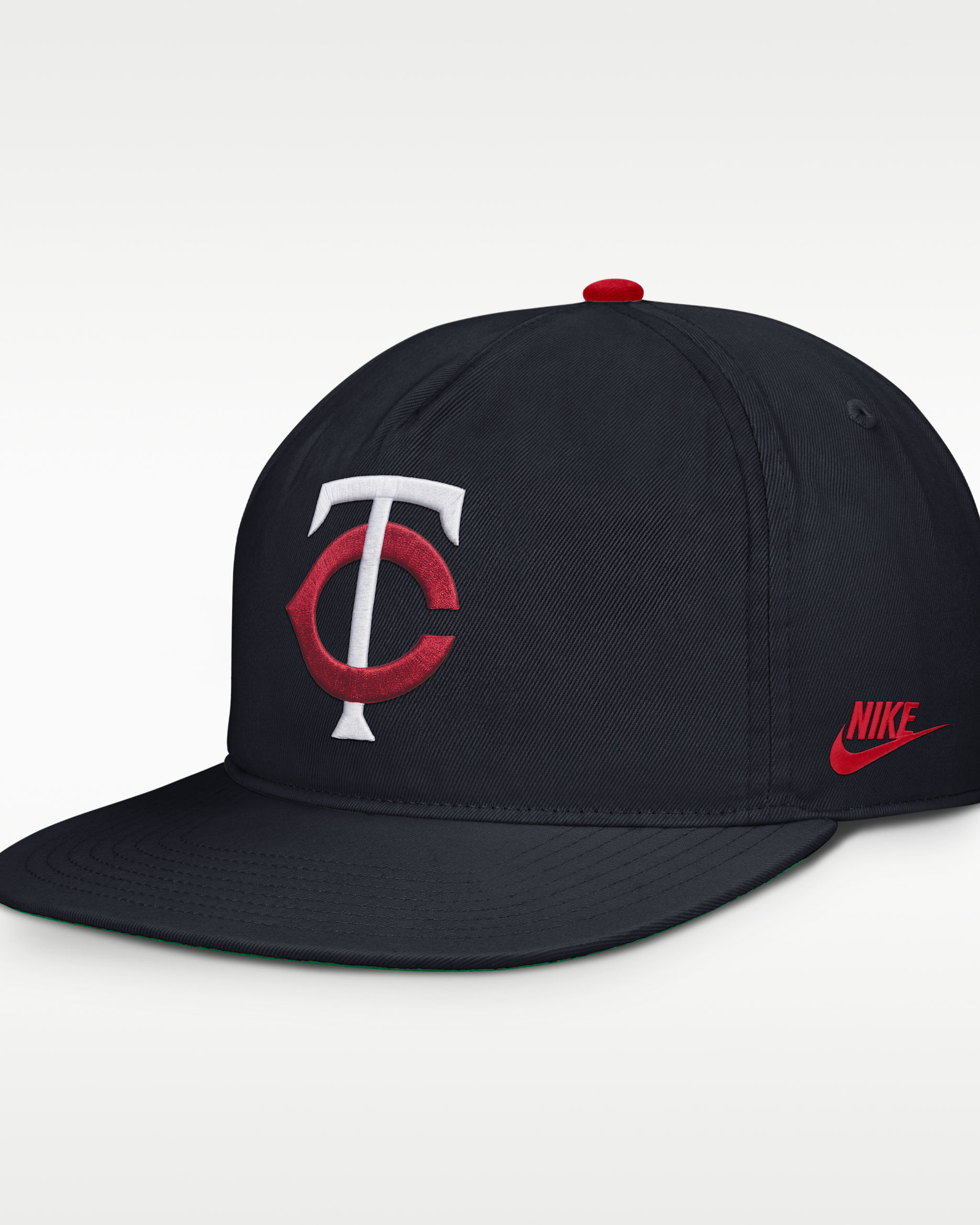 Gorra Nike de la MLB ajustable para hombre Minnesota Twins 2026 MLB at Field of Dreams - Azul/Verde