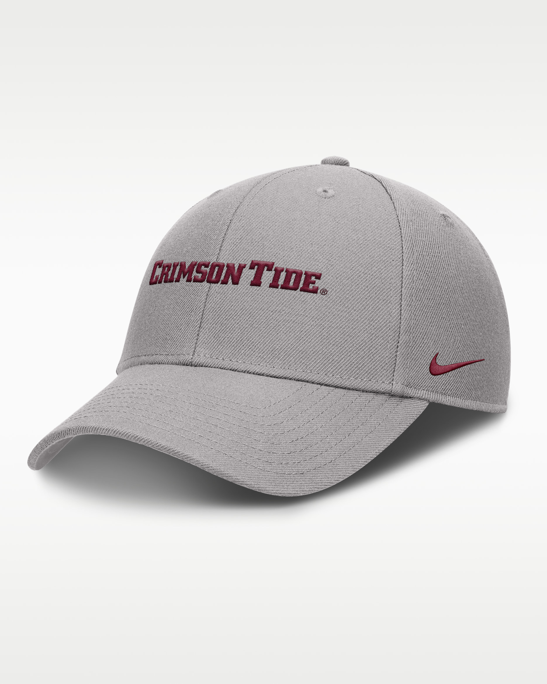 Alabama On-Field Rise Gameday Men's Nike Dri-FIT College Trucker Adjustable Hat - Grey