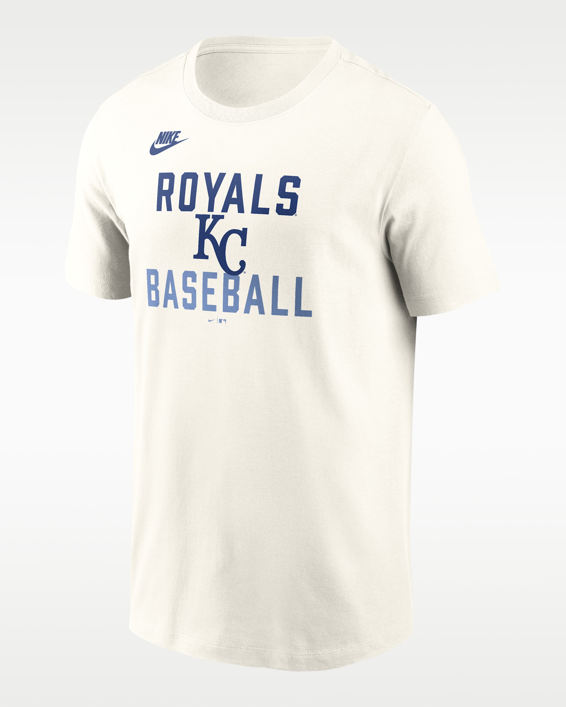 Kansas City Royals Cooperstown '70s Inspired Men's Nike MLB T-Shirt - Cream