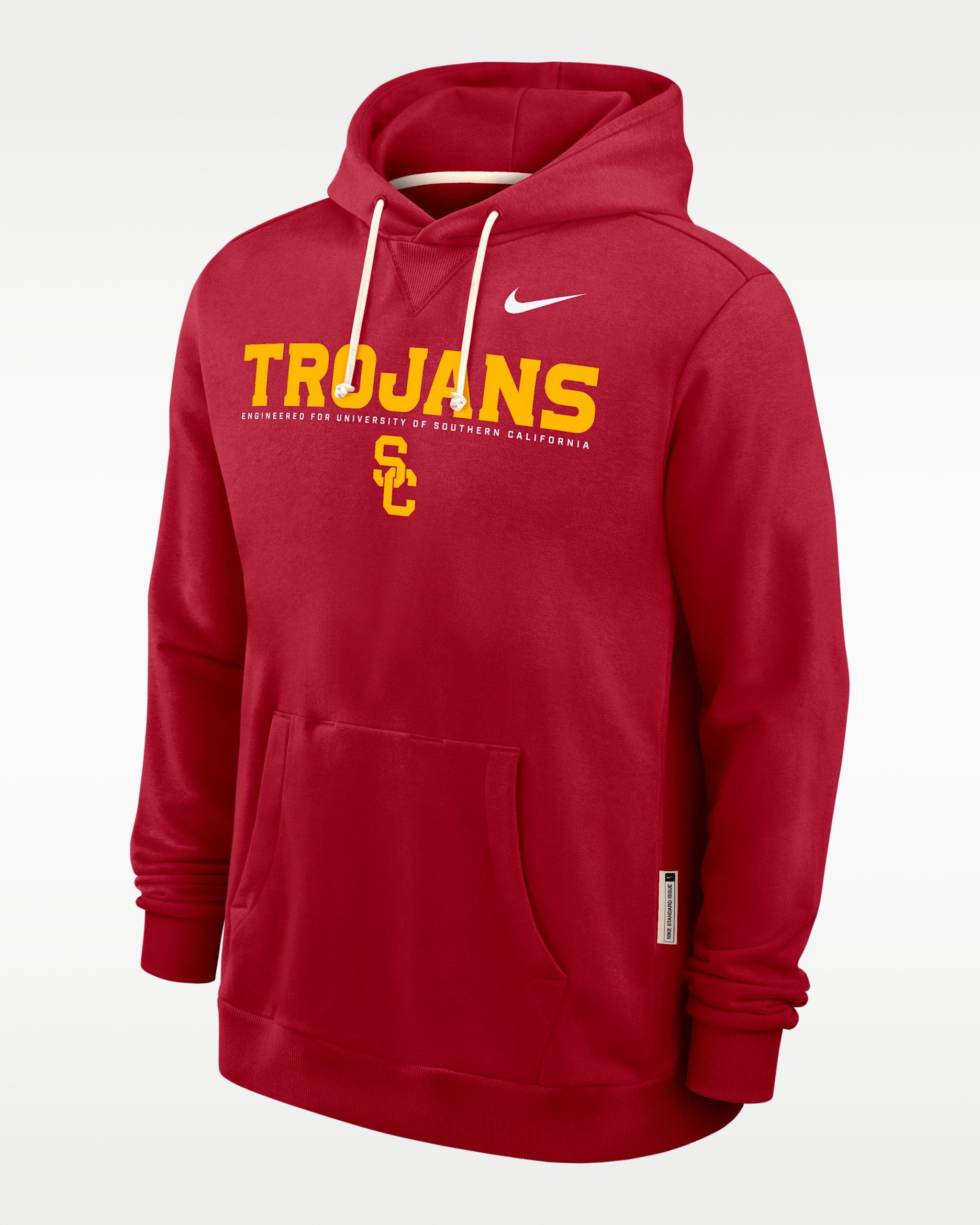USC Sideline Men's Nike Dri-FIT College Pullover Hoodie - Crimson