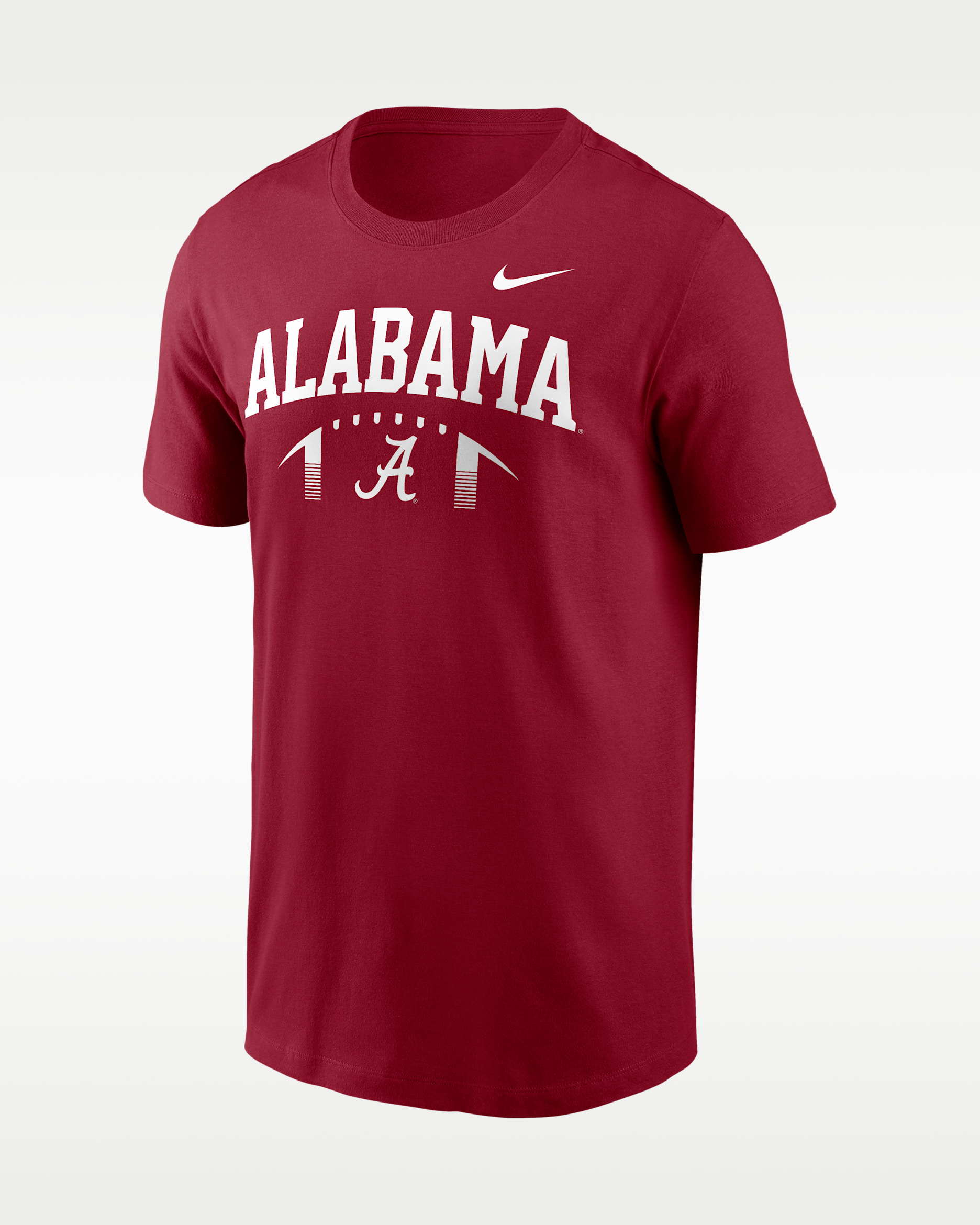 Playera universitaria Nike para hombre Alabama Campus Local Madness - Carmesí