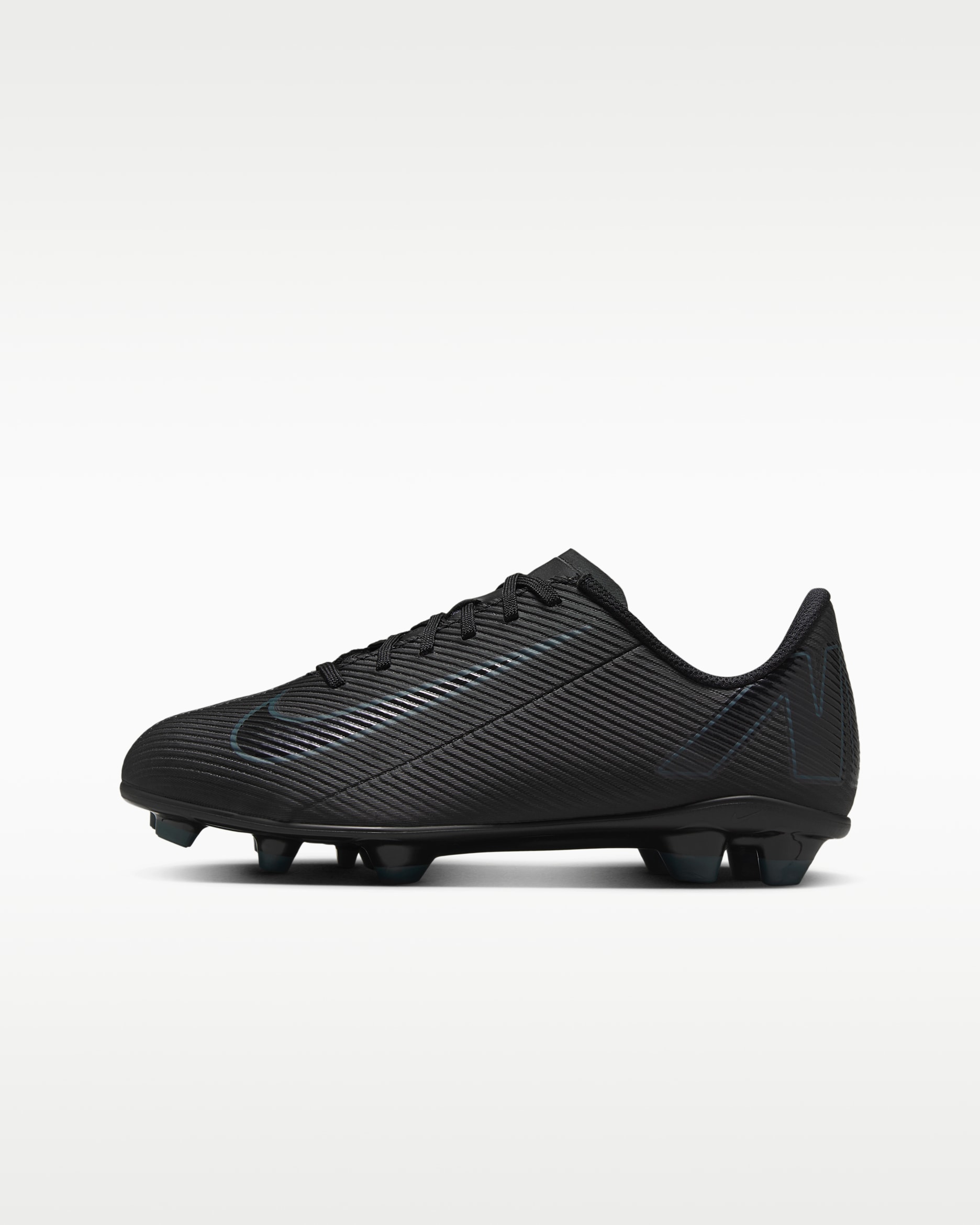 Nike Jr. Mercurial Vapor 16 Club Older/Younger Kids' Multi-Ground Low-Top Football Boot - Black/Deep Jungle/Black