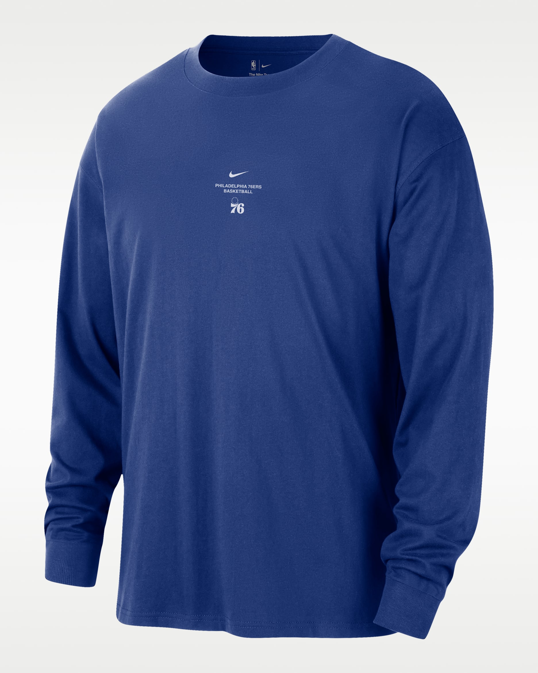 Philadelphia 76ers Standard Issue Men's Basketball Long-Sleeve Top - Rush Blue