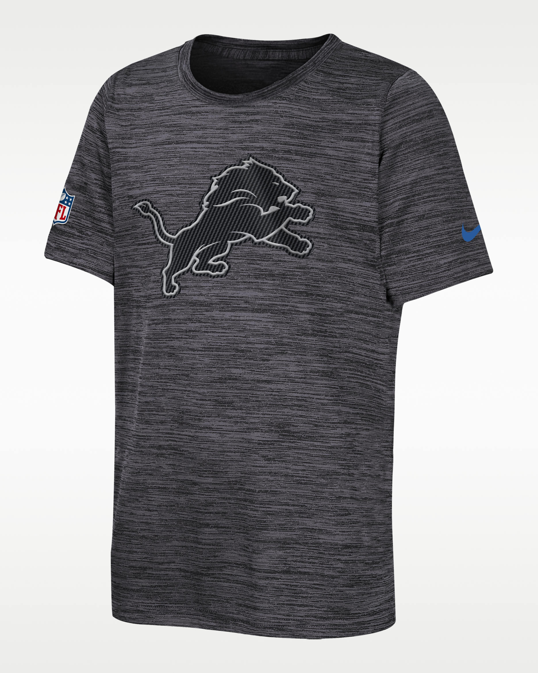Detroit Lions Rivalries Collection Sideline Velocity Big Kids' Nike Dri-FIT NFL T-Shirt - White