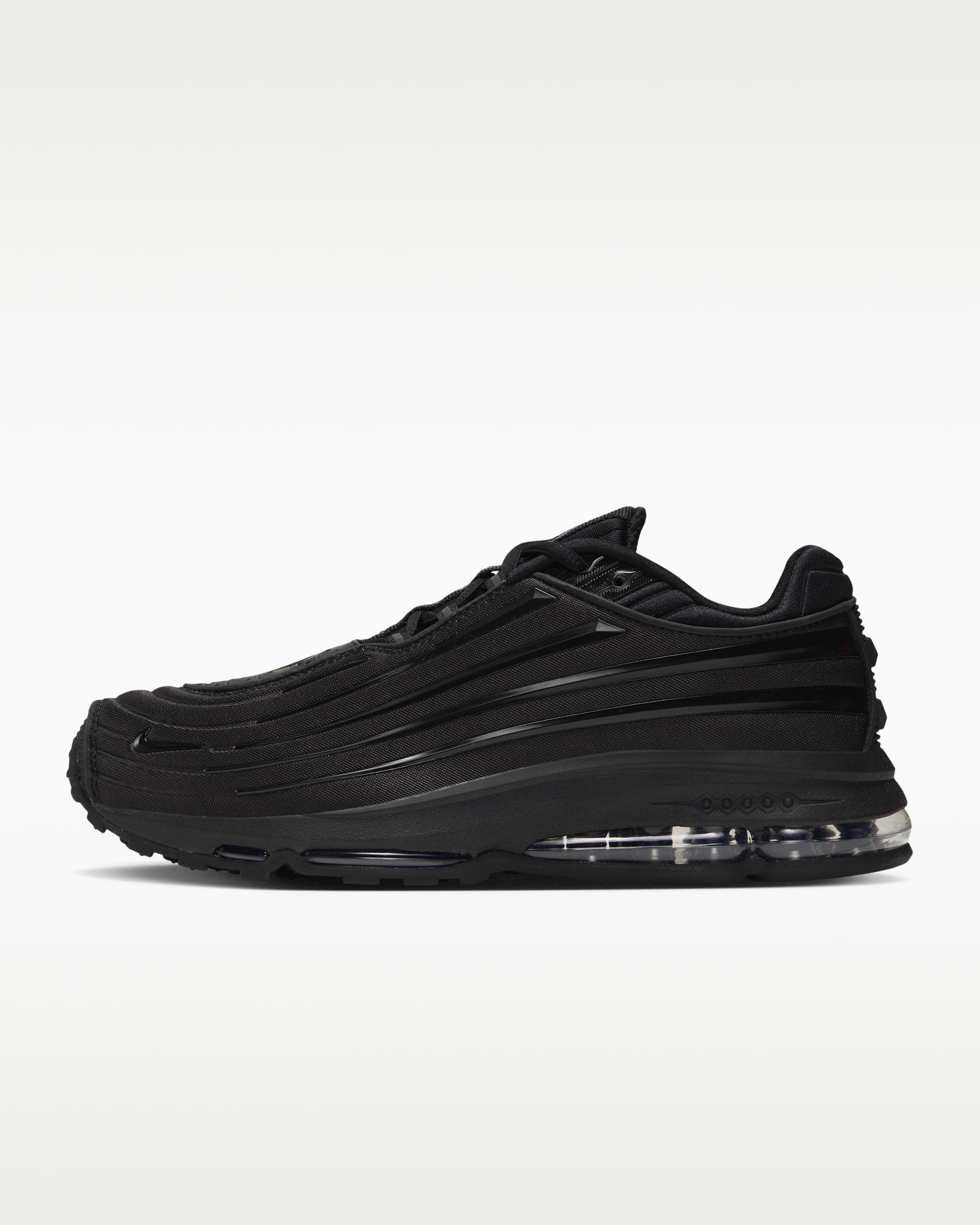 Tenis para hombre Nike Air Max Ecstasy Plus - Negro/Negro/Negro