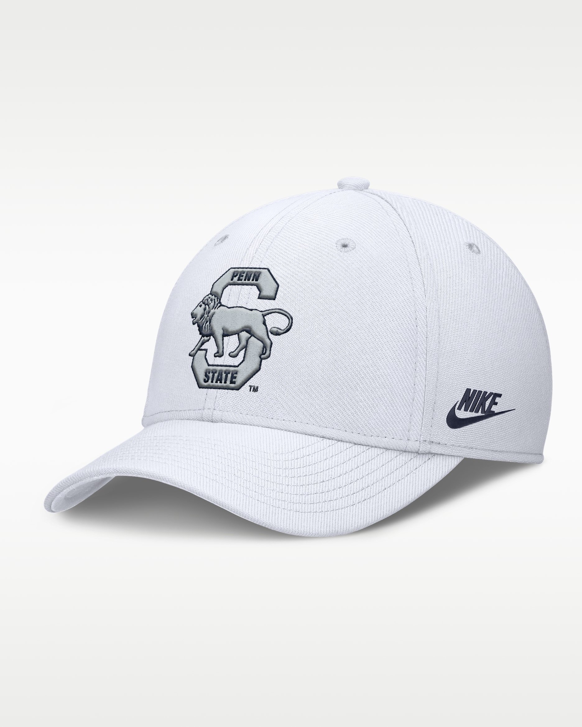 Penn State Primetime Rise Academic Men's Nike Dri-FIT College Hat - White