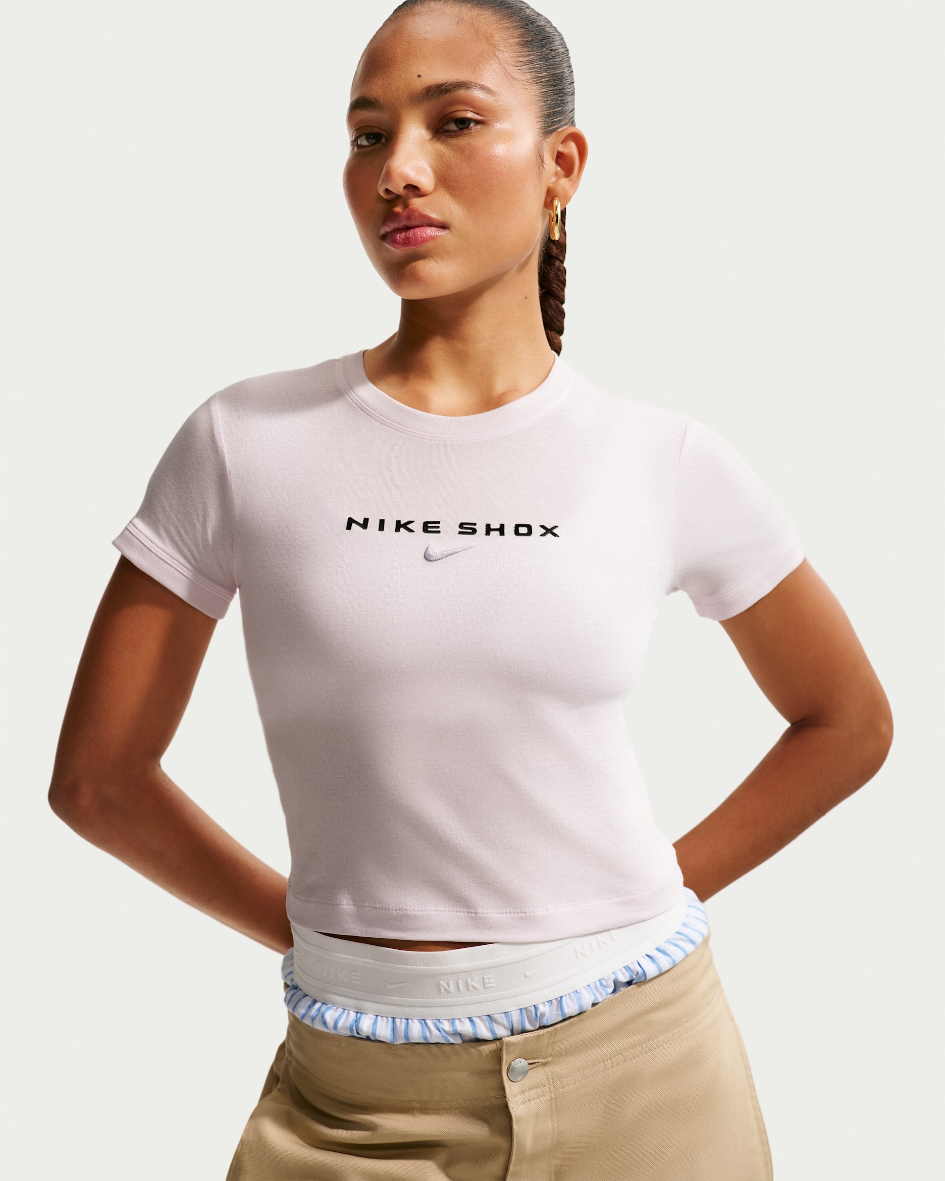 Nike Sportswear T-skjorte til dame - Pearl Pink