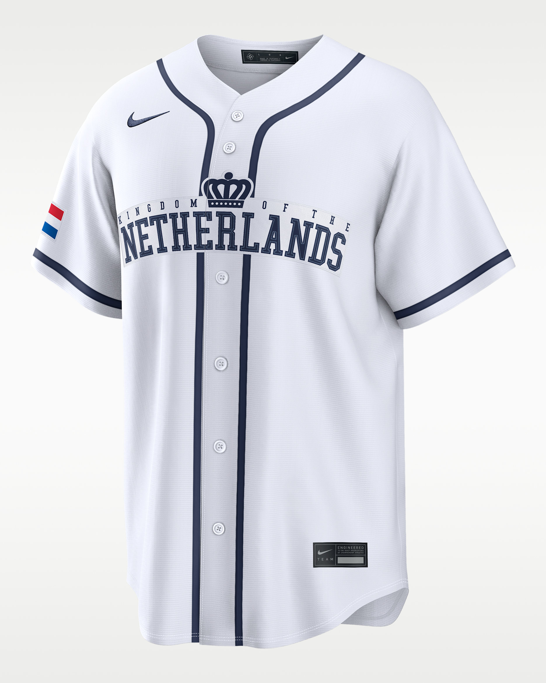 Ceddanne Rafaela Netherlands National Baseball Team 2026 World Baseball Classic Men's Nike Stadium Jersey - White