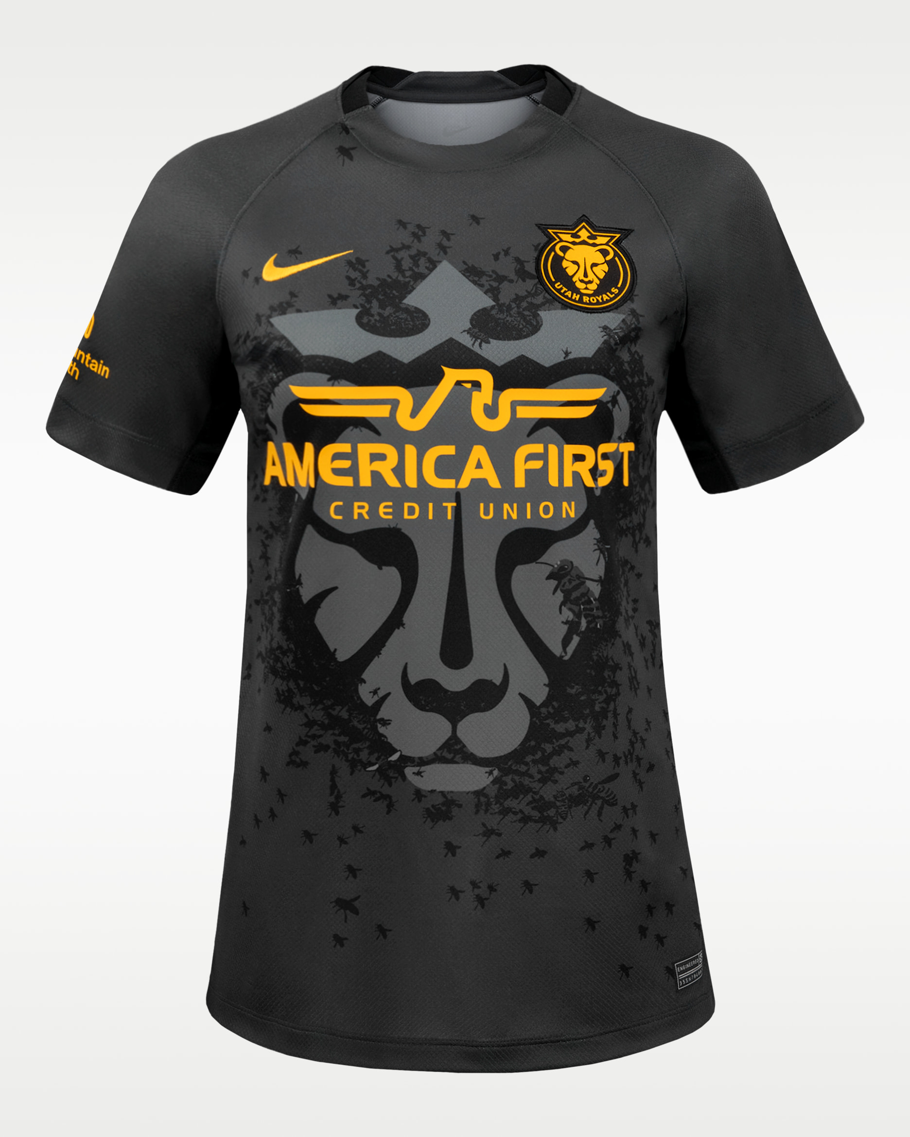 Utah Royals Stadium Away Women's Nike Dri-FIT NWSL Replica Jersey - Anthracite