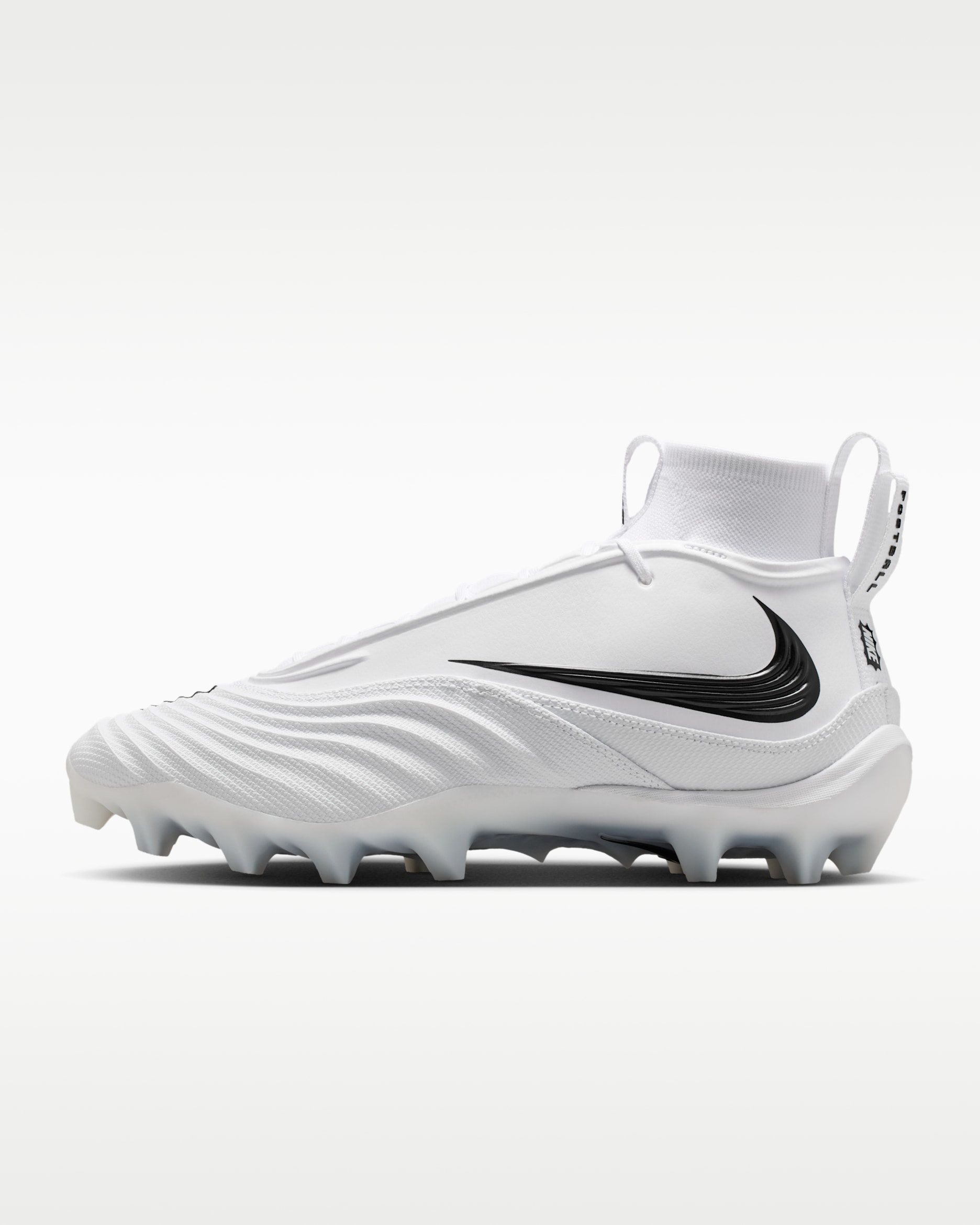 Nike Alpha Menace 5 Pro Men's Football Cleats - White/White/Black