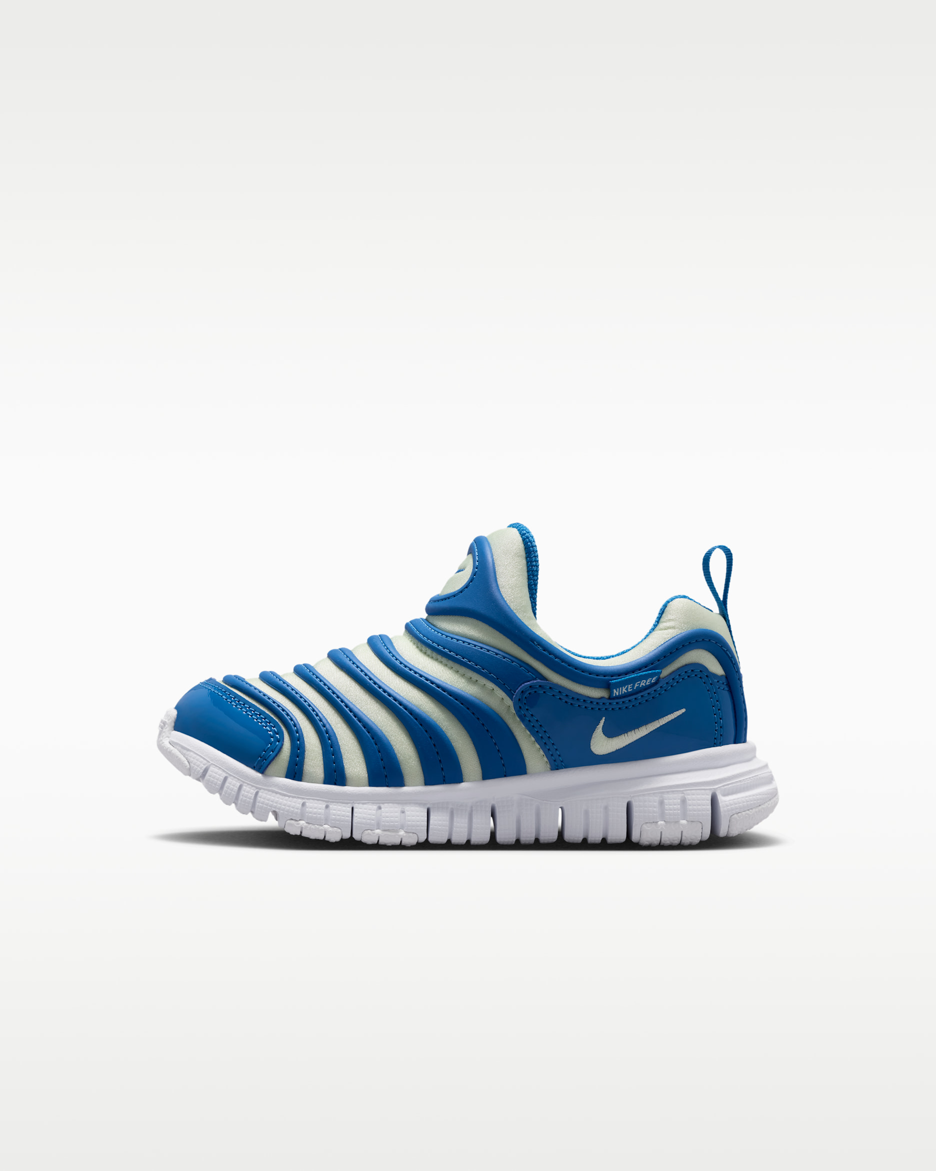 Nike Dynamo Free Little Kids' Easy On/Off Shoes - Star Blue/White/Volt Tint