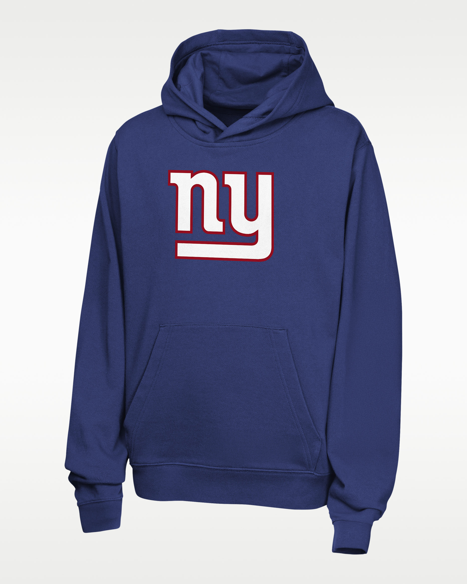Jaxson Dart New York Giants Big Kids' Nike NFL Pullover Hoodie - Blue