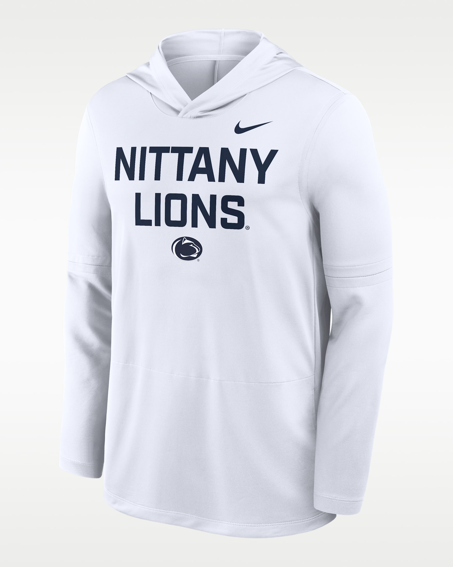 Penn State Sideline Men's Nike Dri-FIT College Long-Sleeve Hooded Top - White