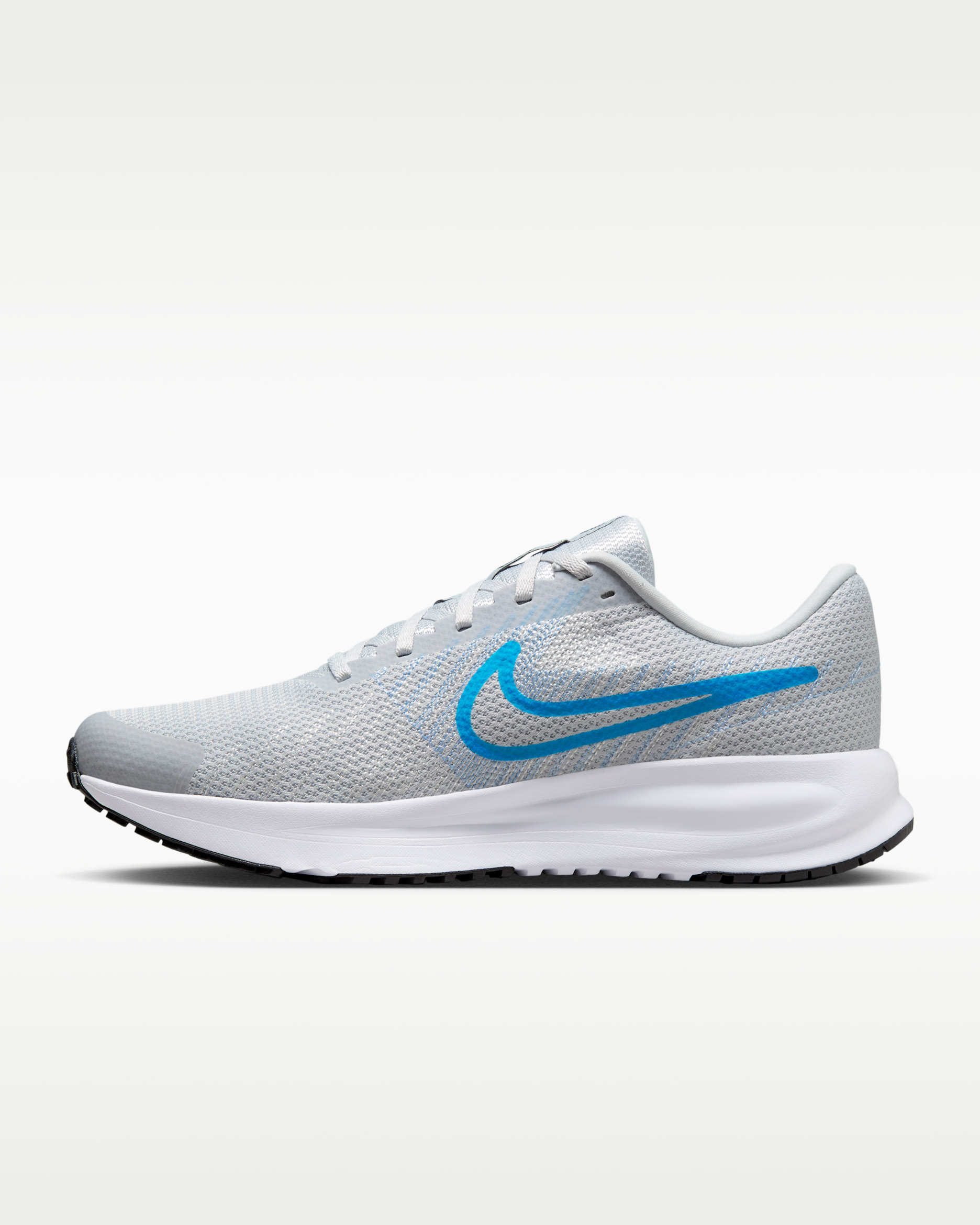 Nike Run Defy Straßenlaufschuh (Herren) - Pure Platinum/Aluminum/Weiß/Blue Hero