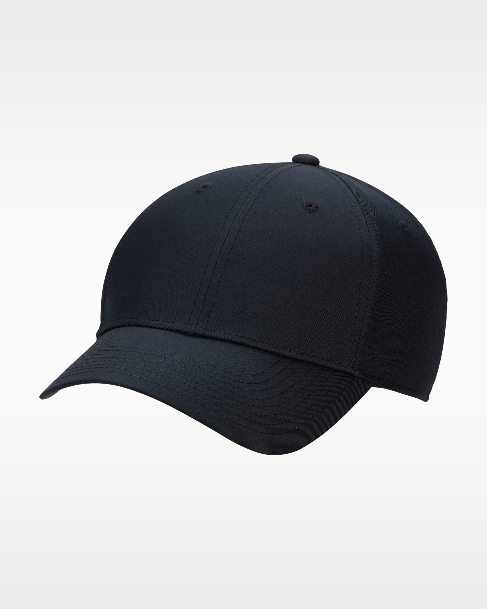 나이키 드라이 핏 클럽 스트럭처 블랭크 프론트 캡 - 블랙/화이트