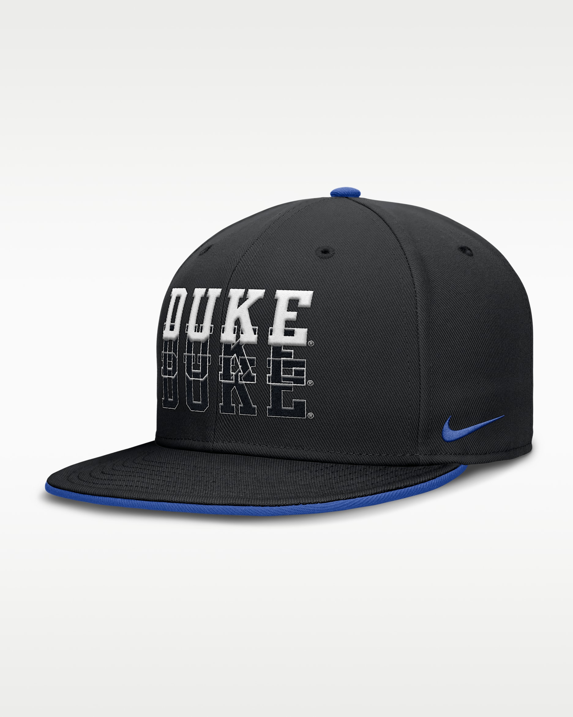 Duke Primetime True Men's Nike Dri-FIT College Fitted Hat - Royal